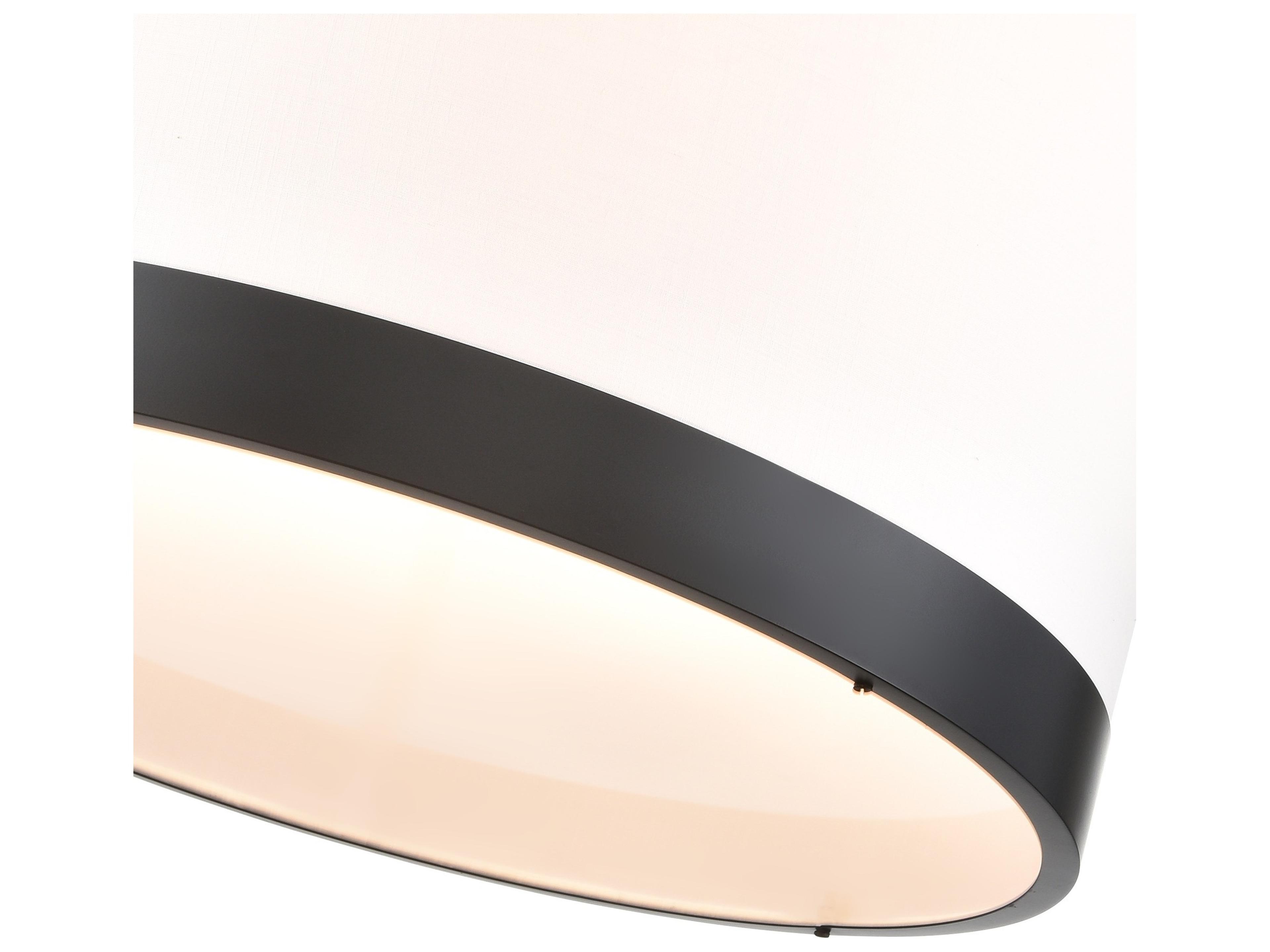 Artcraft High Street 8-Light Black Cylinder Pendant