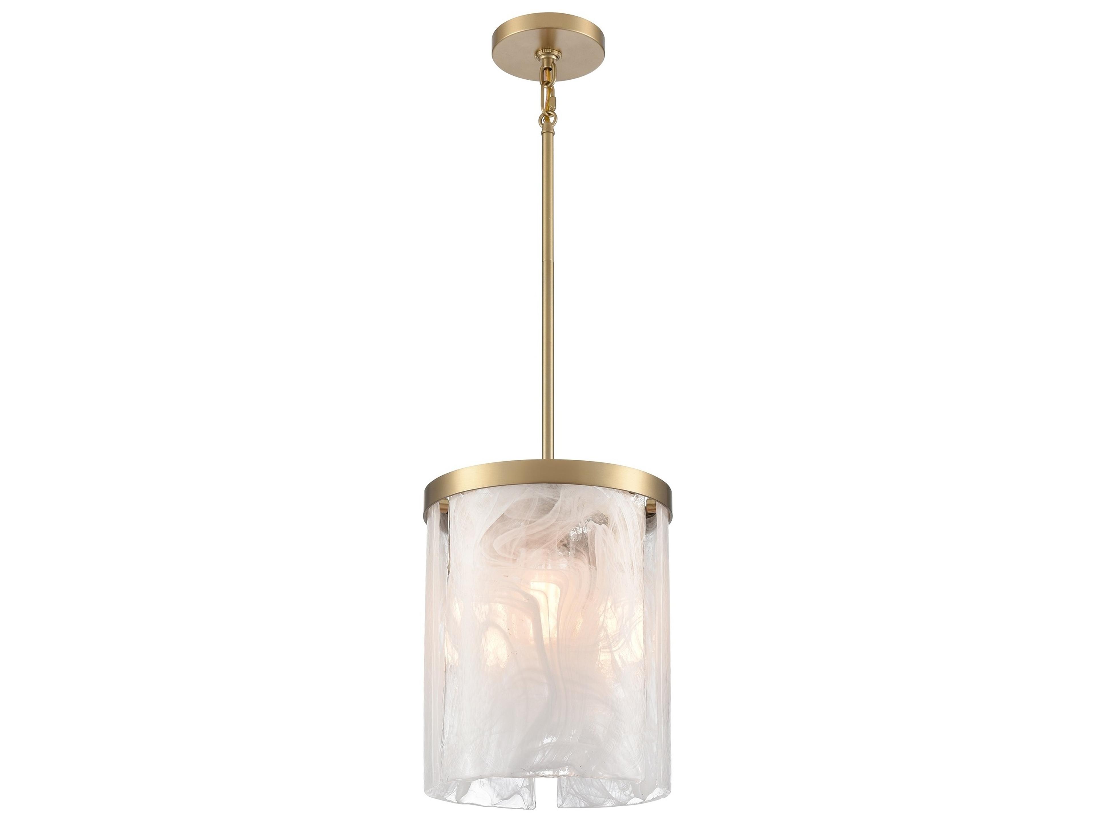 Skye 3-Light Pendant Light in Brushed Brass