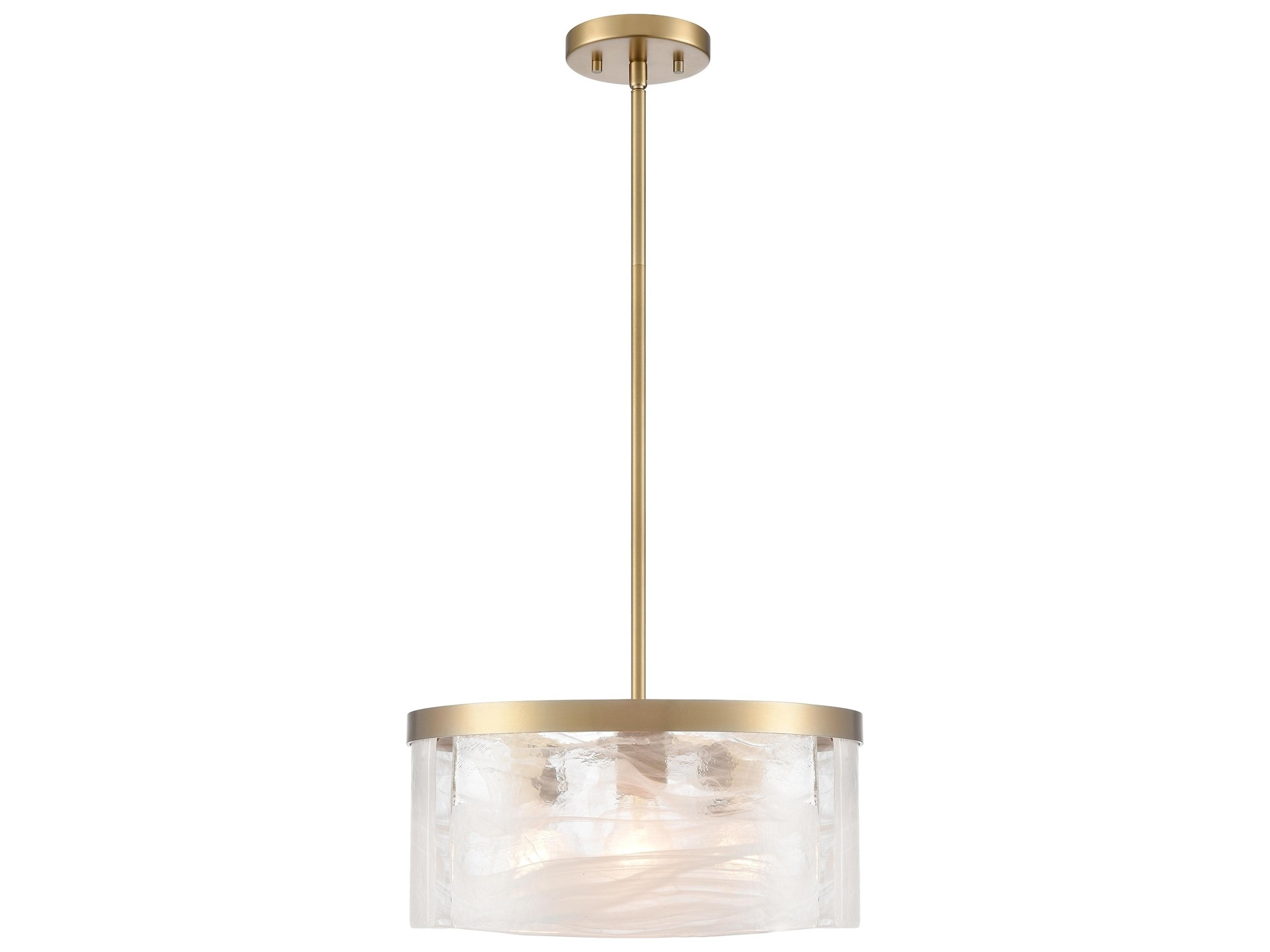Artcraft Skye 3-Light Brass Pendant