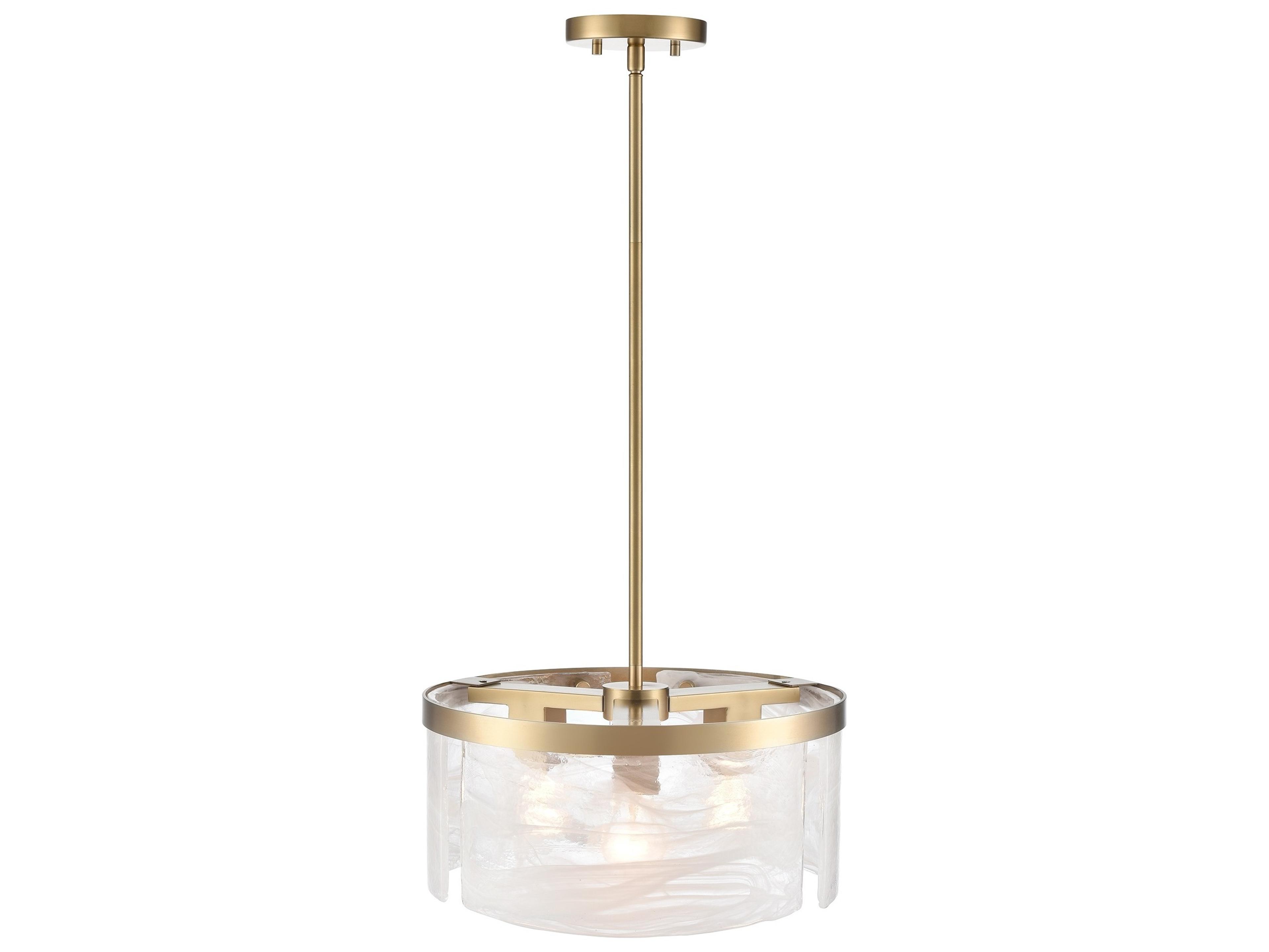 Artcraft Skye 3-Light Brass Pendant