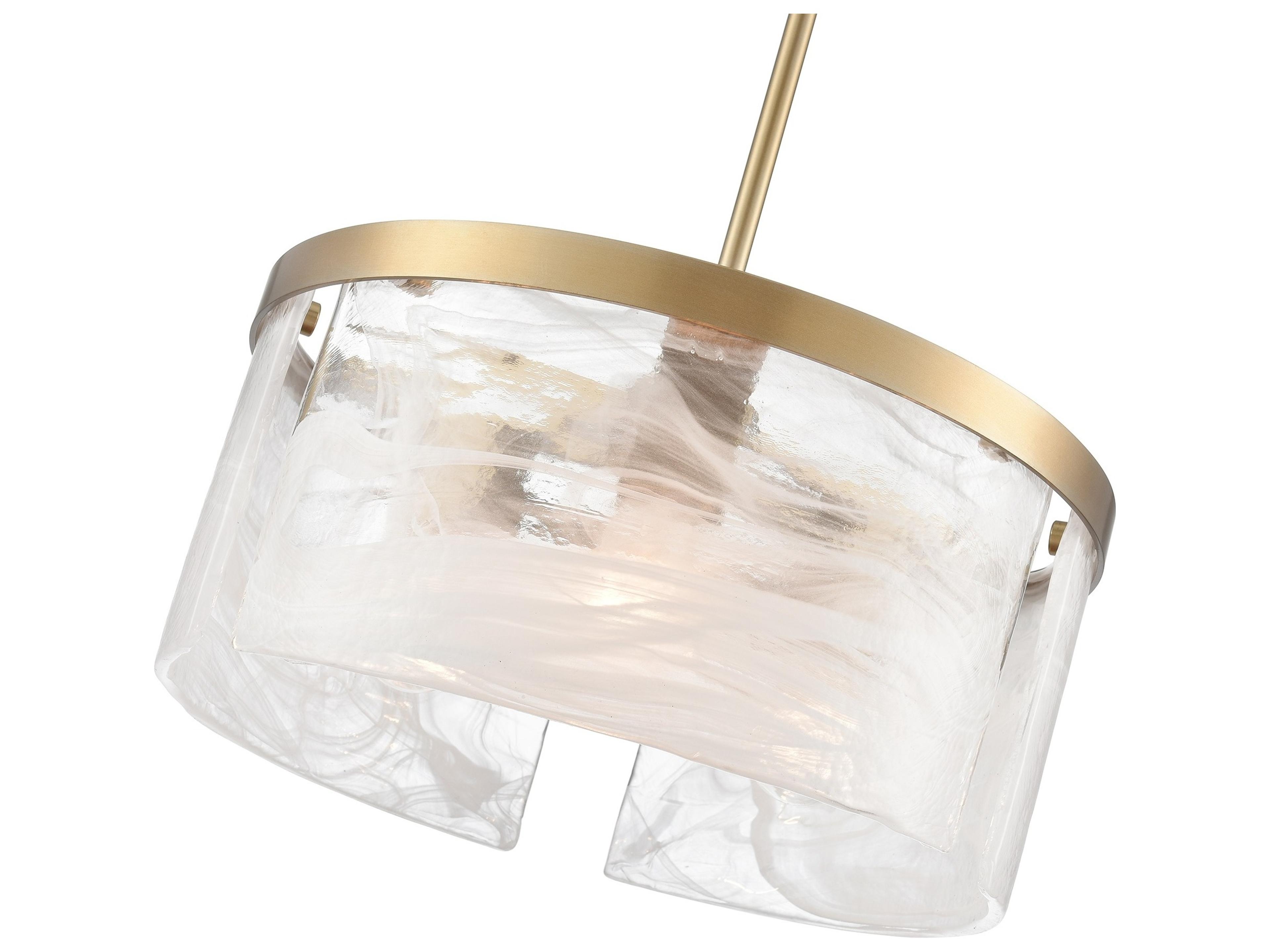 Artcraft Skye 3-Light Brass Pendant