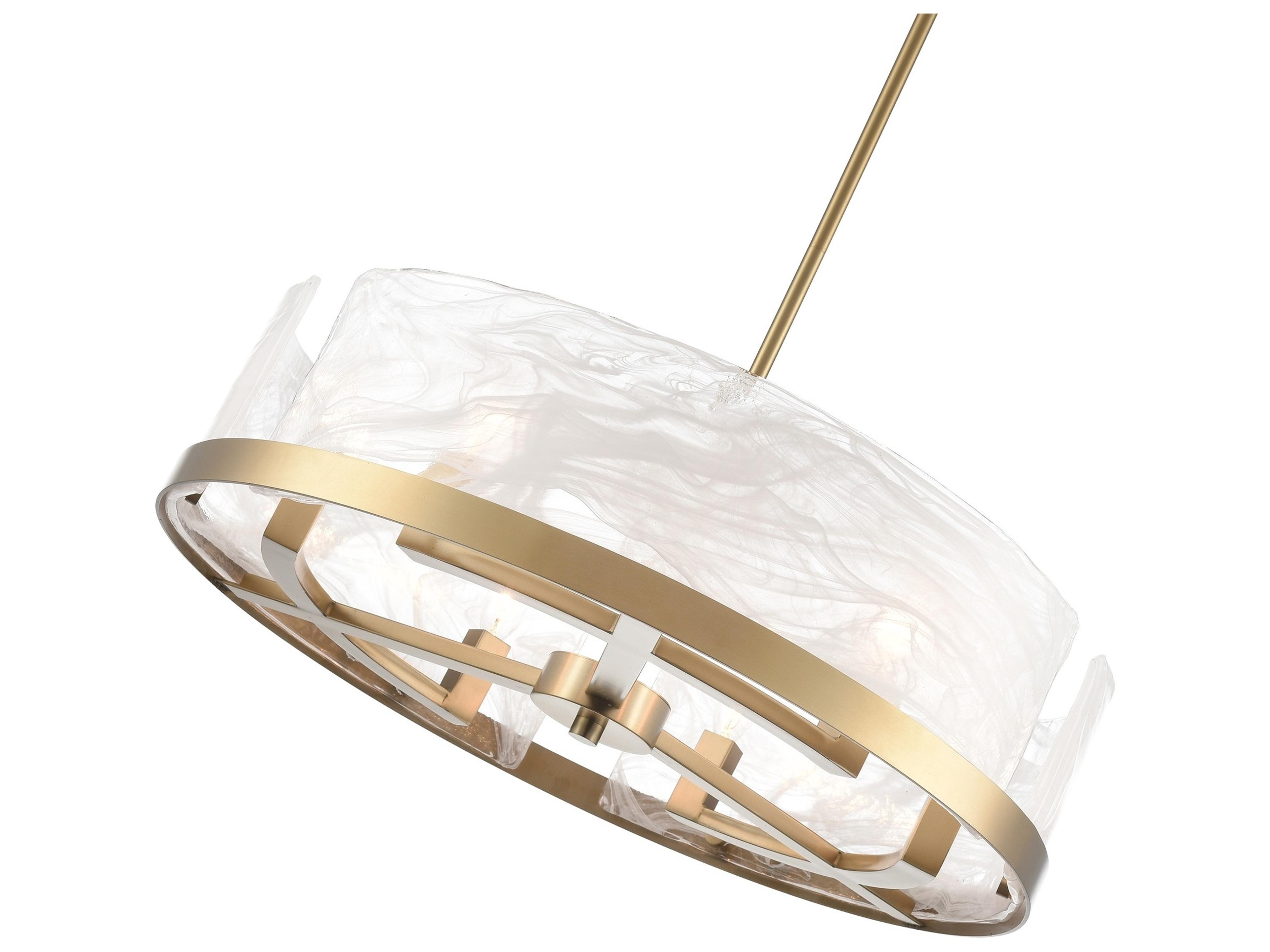 Artcraft Skye 6-Light Brass Pendant