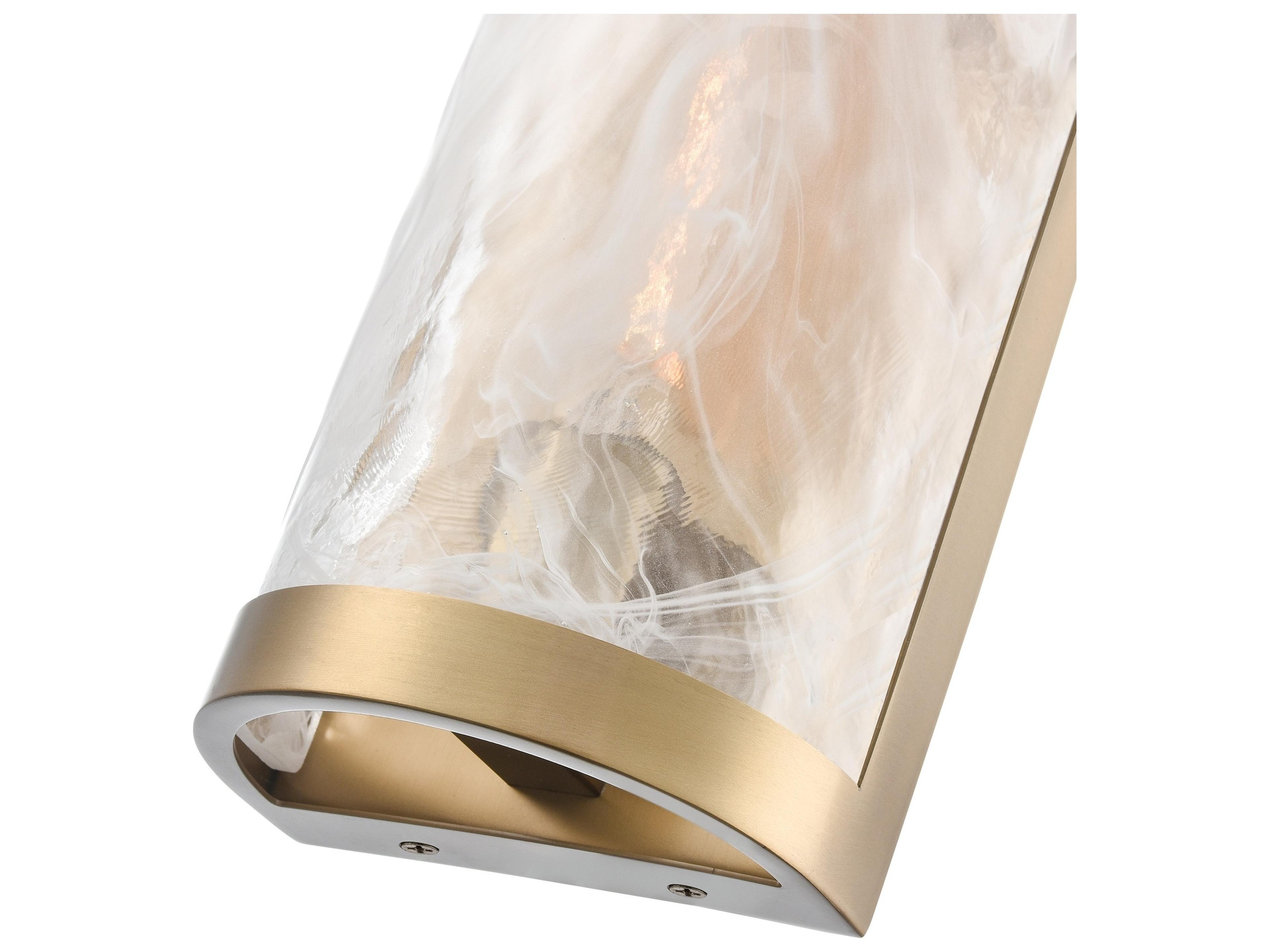 Artcraft Skye 2-Light Brass Wall Sconce