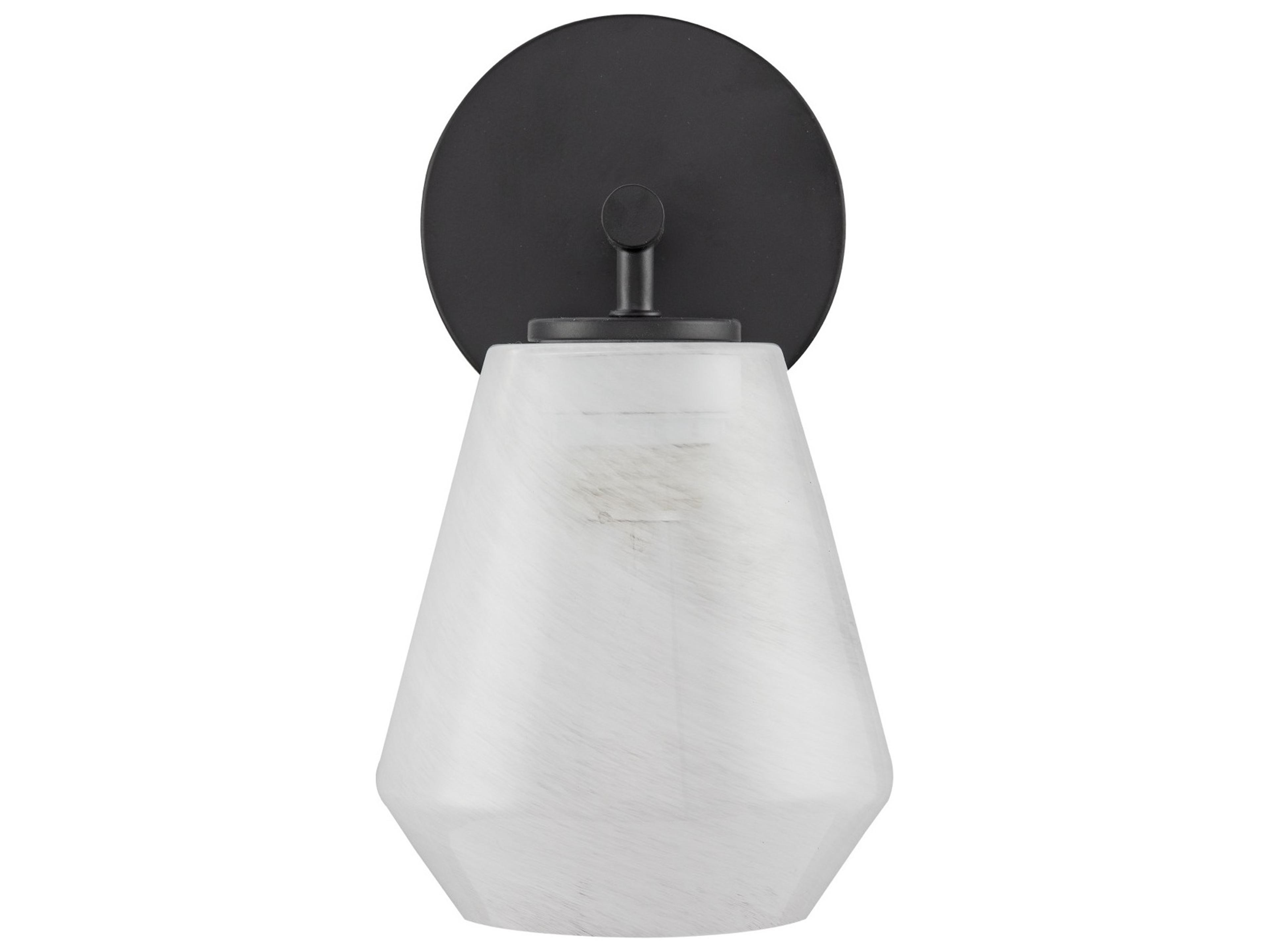 Artcraft Brooke 1-Light Black Wall Sconce