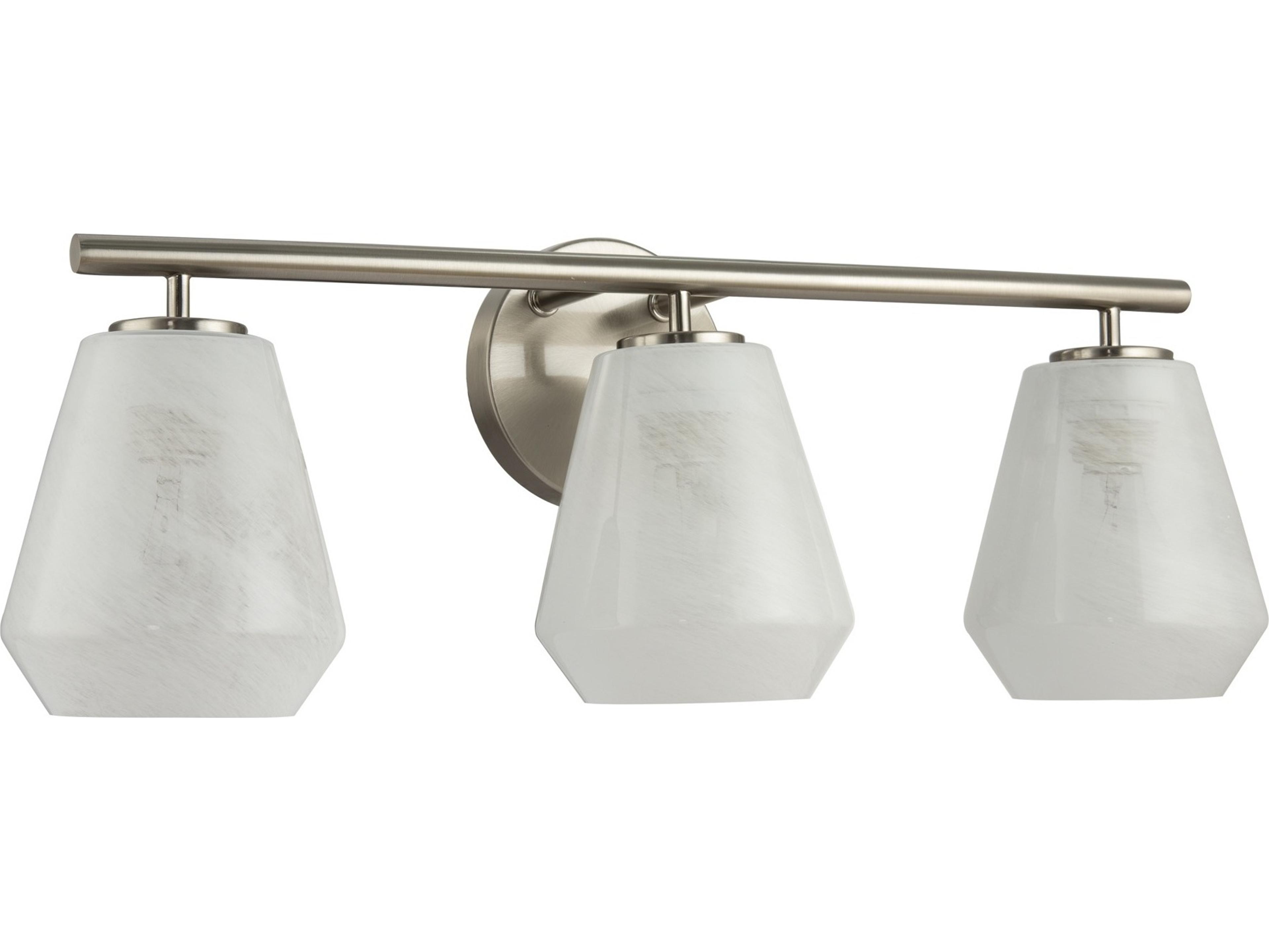 Artcraft Brooke 3-Light Brushed Nickel Vanity Light