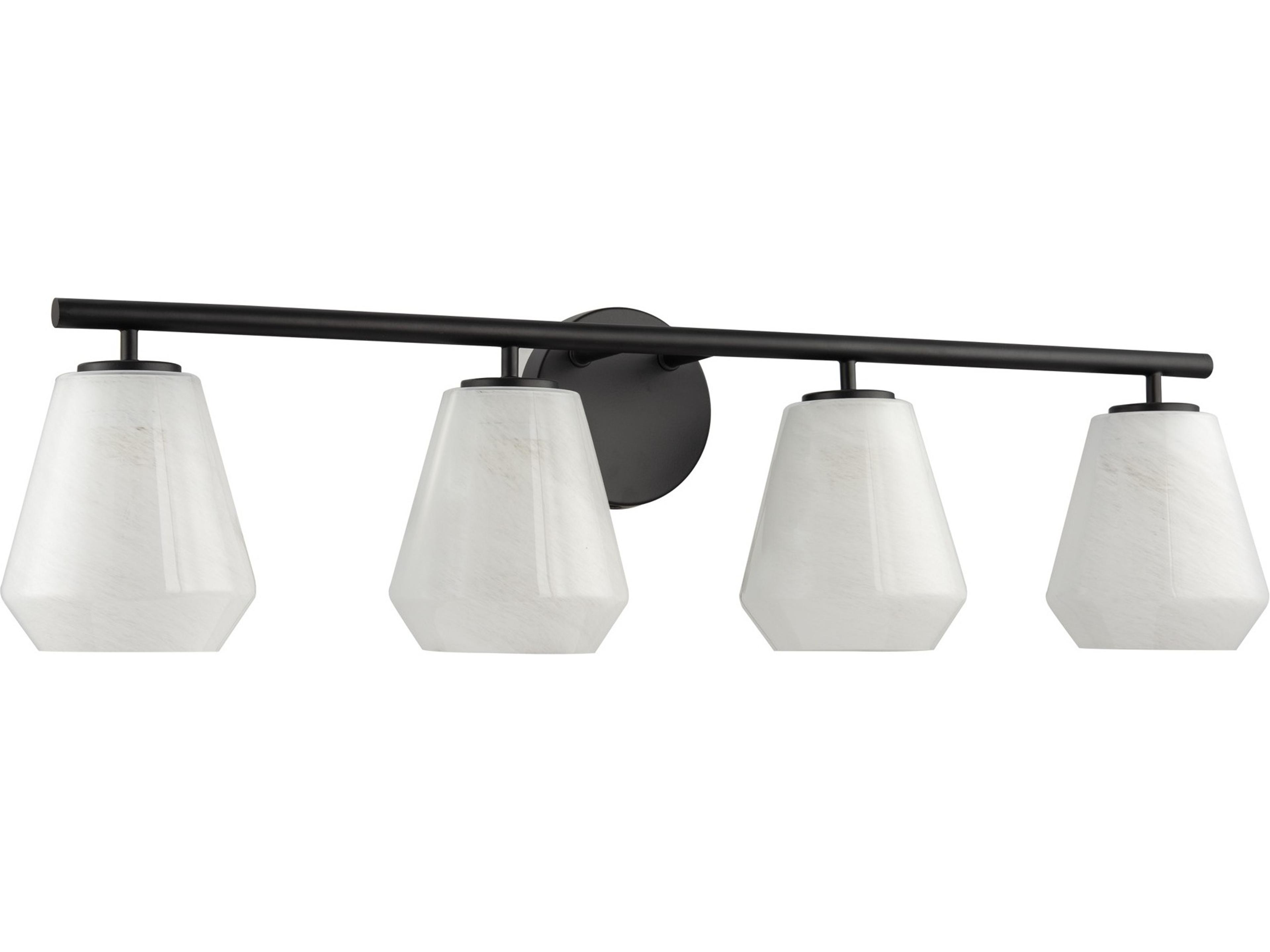 Artcraft Brooke 4-Light Black Vanity Light