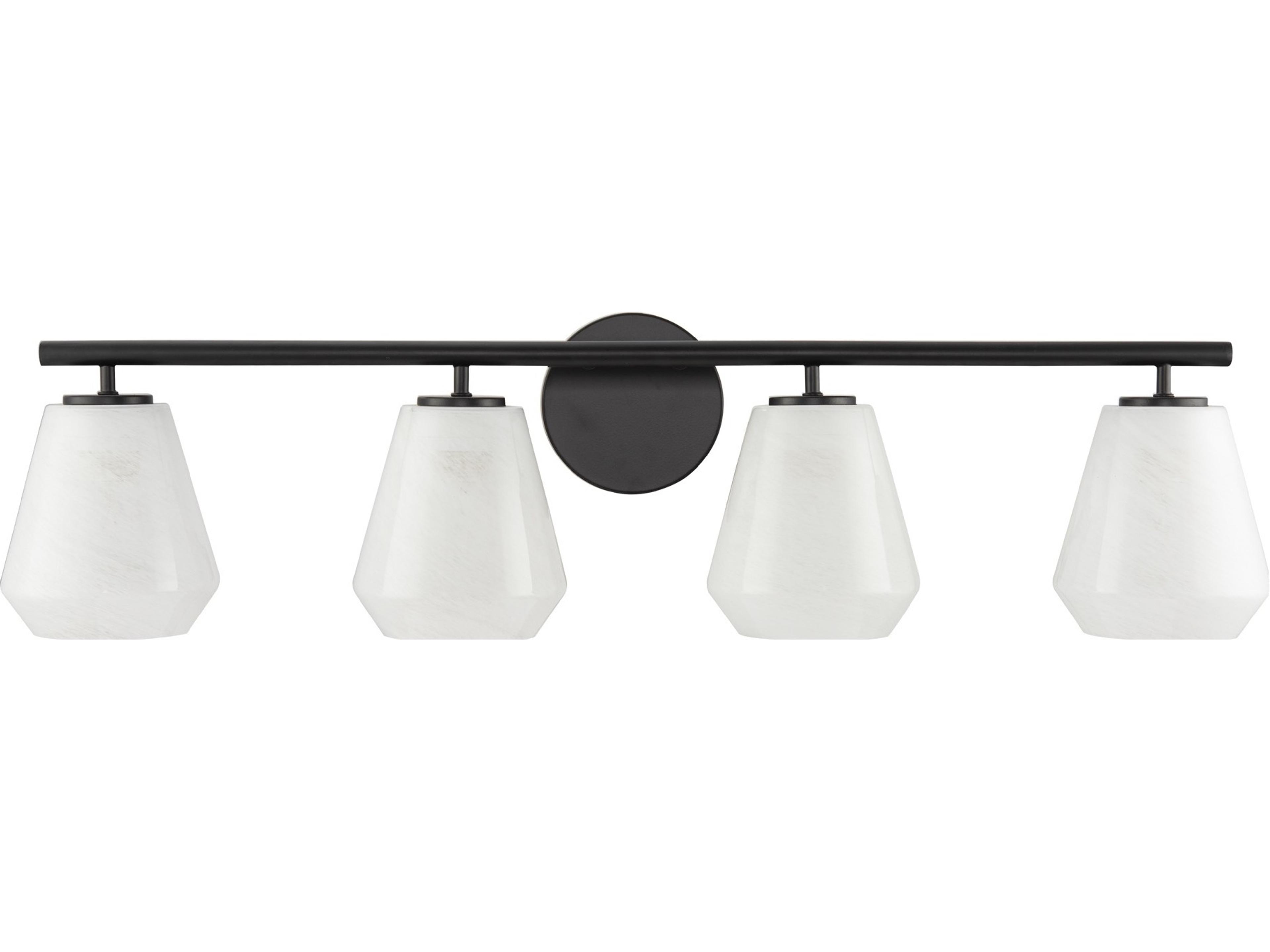 Artcraft Brooke 4-Light Black Vanity Light