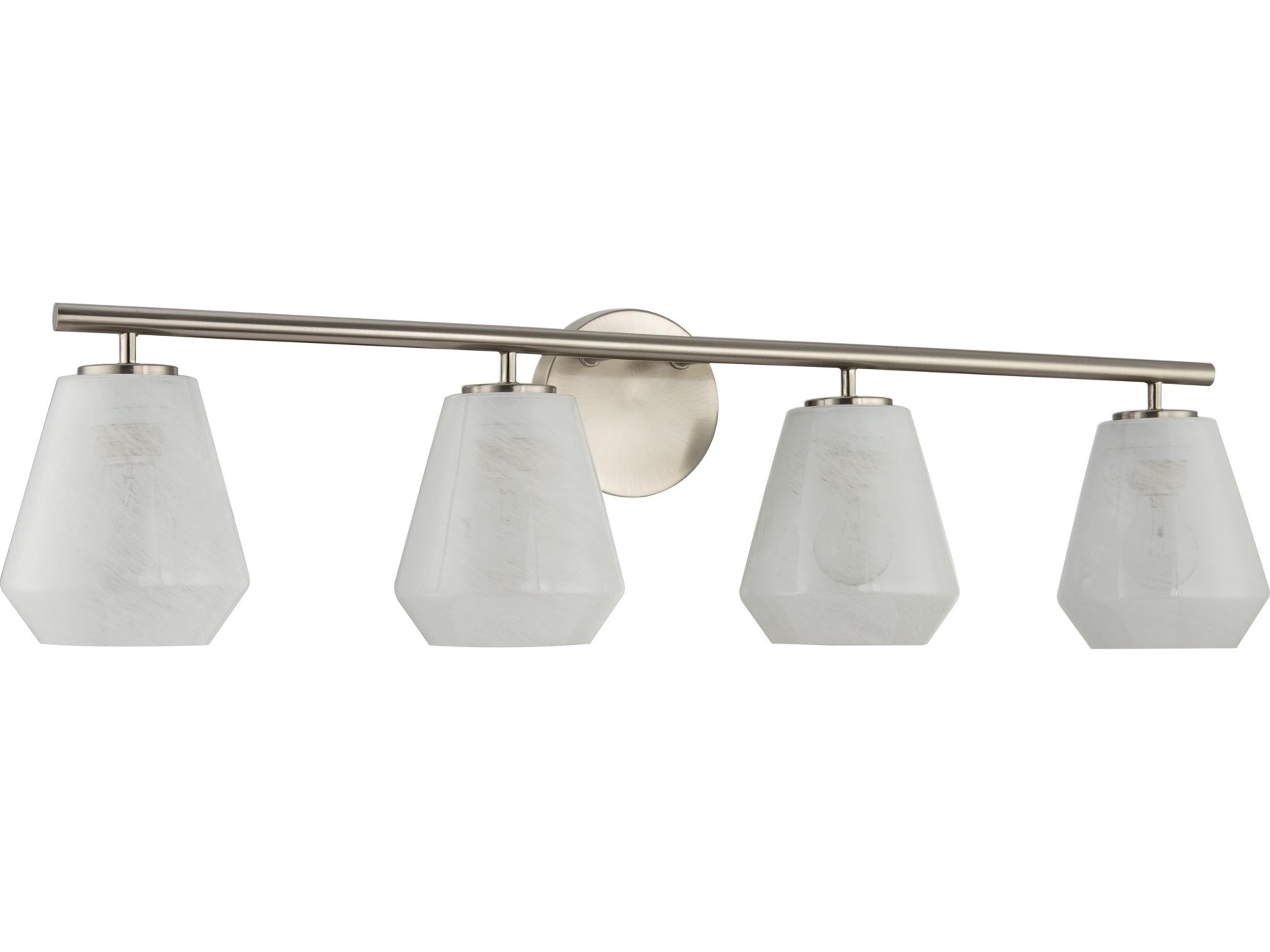 Artcraft Brooke 4-Light Brushed Nickel Vanity Light