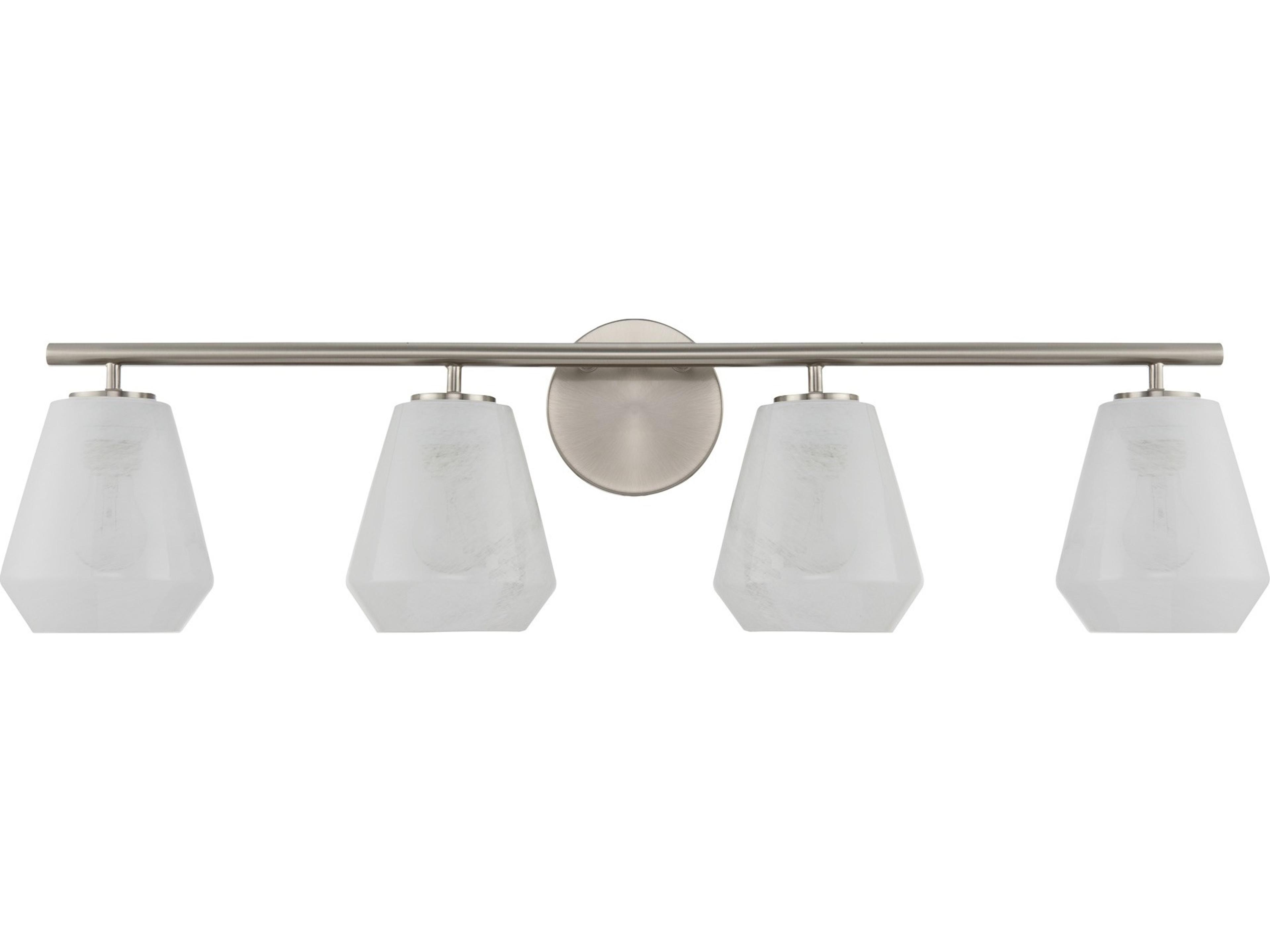 Artcraft Brooke 4-Light Brushed Nickel Vanity Light