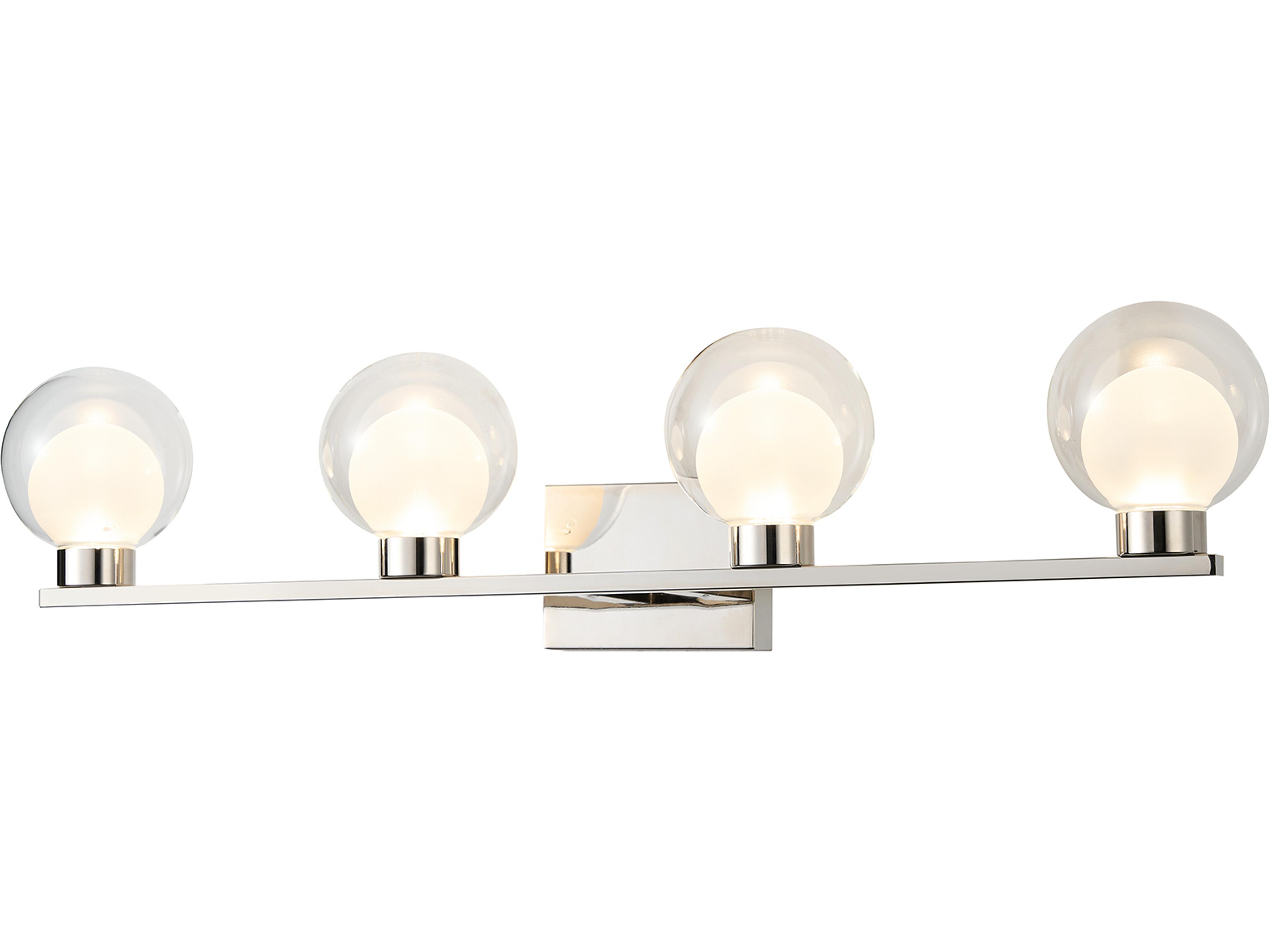 Artcraft Colton 4-Light Chrome Vanity Light