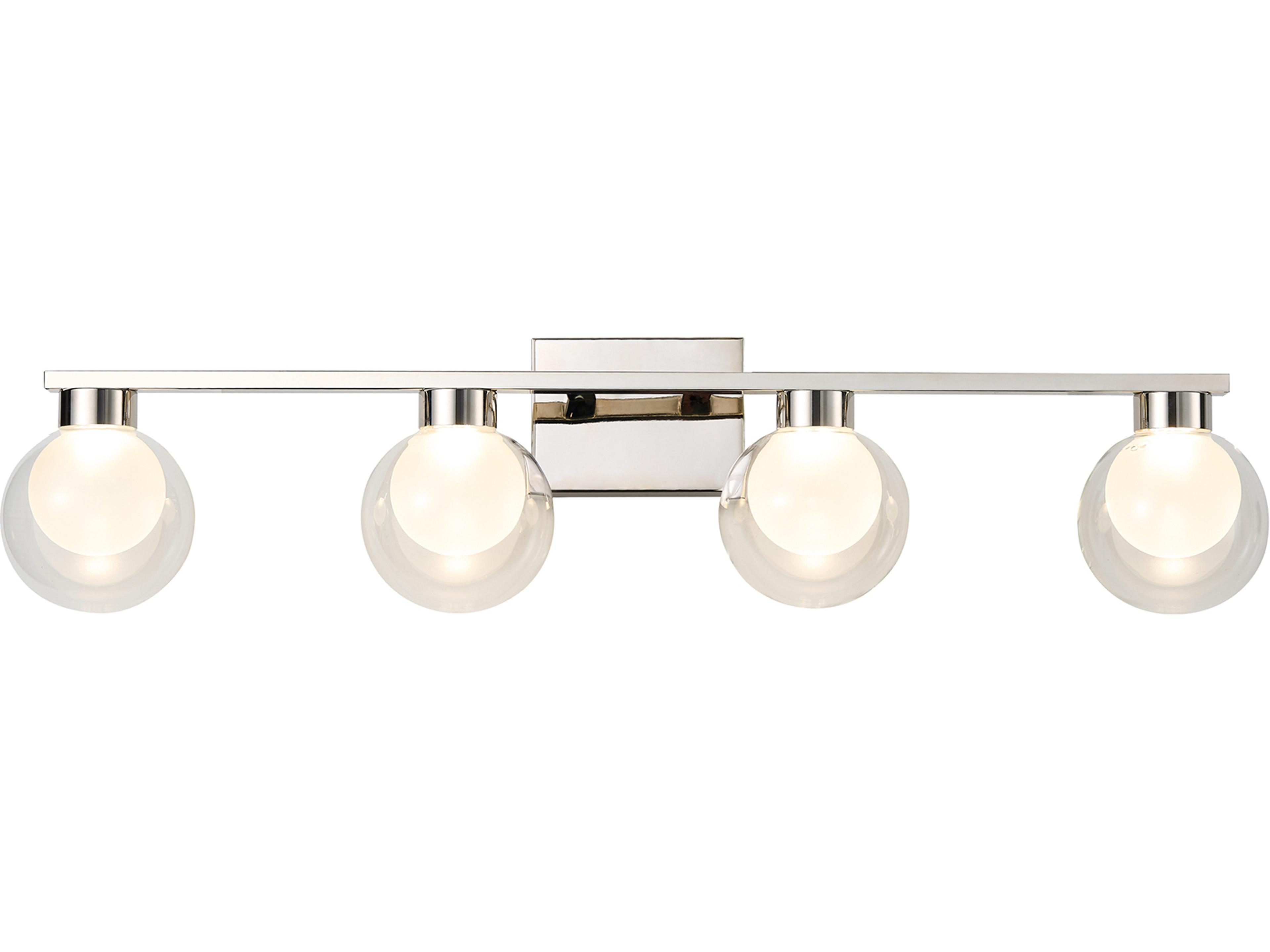 Artcraft Colton 4-Light Chrome Vanity Light