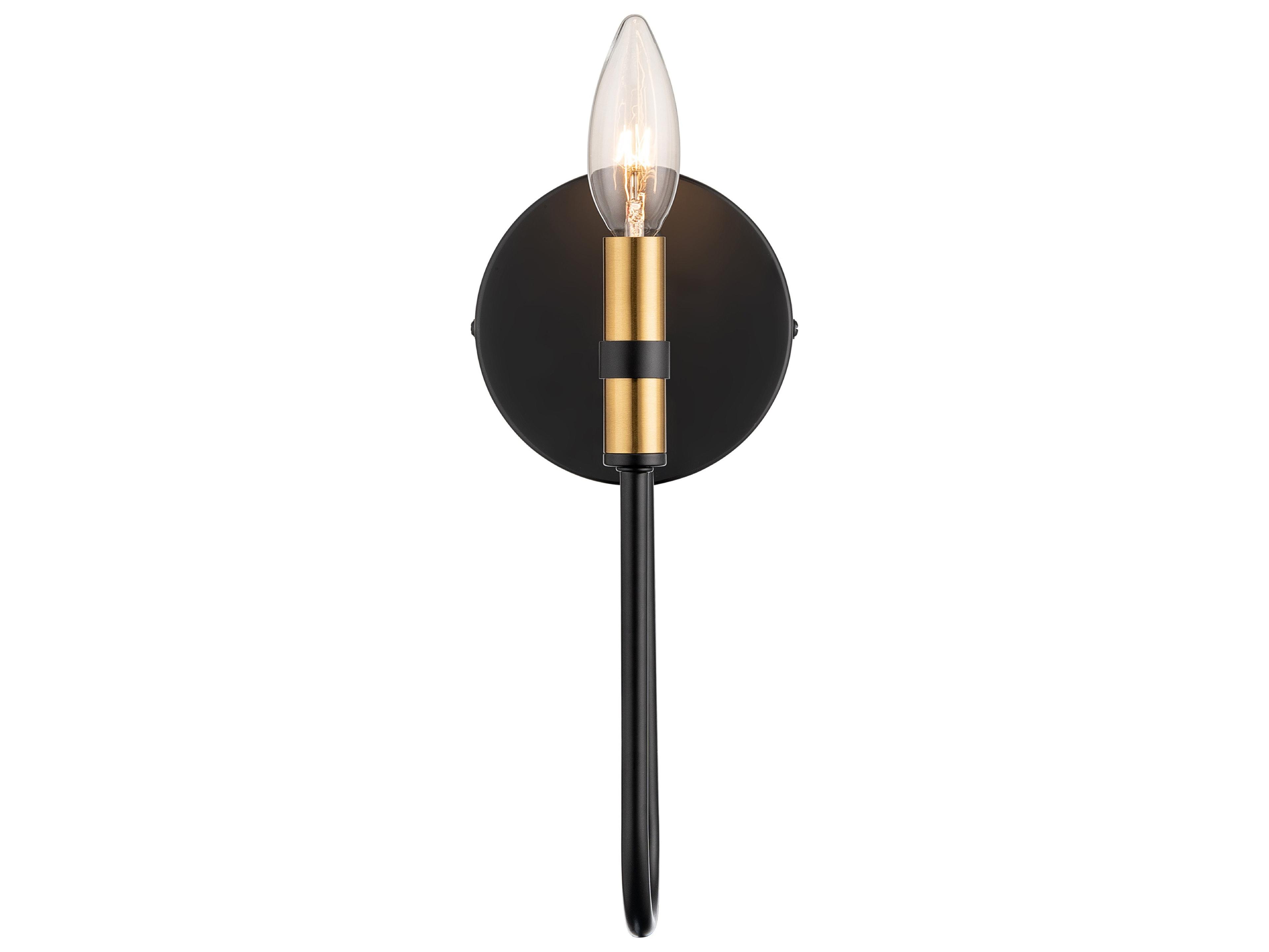 Artcraft Foundry 1-Light Black Wall Sconce
