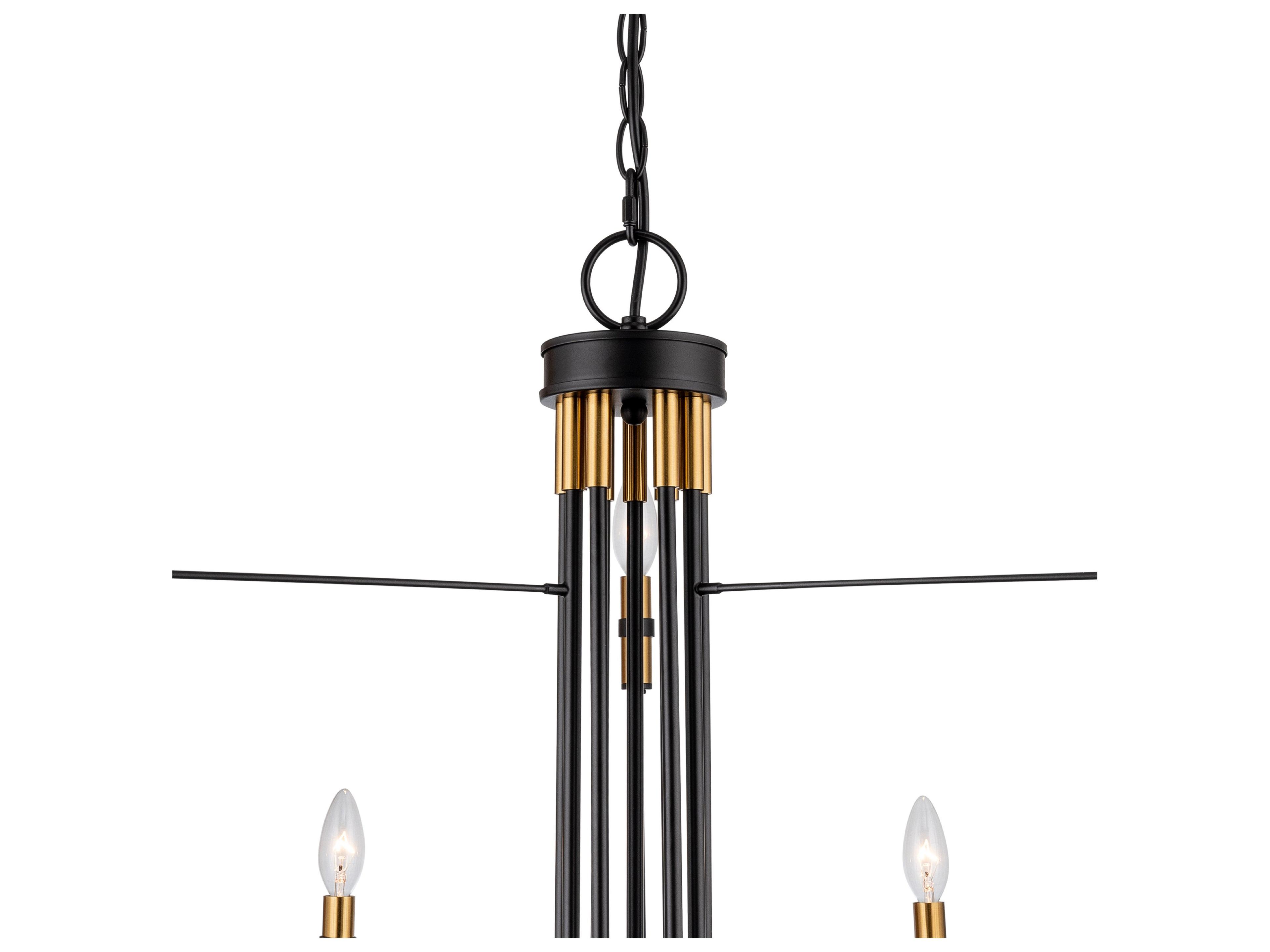 Artcraft Foundry 9-Light Black Candelabra Chandelier