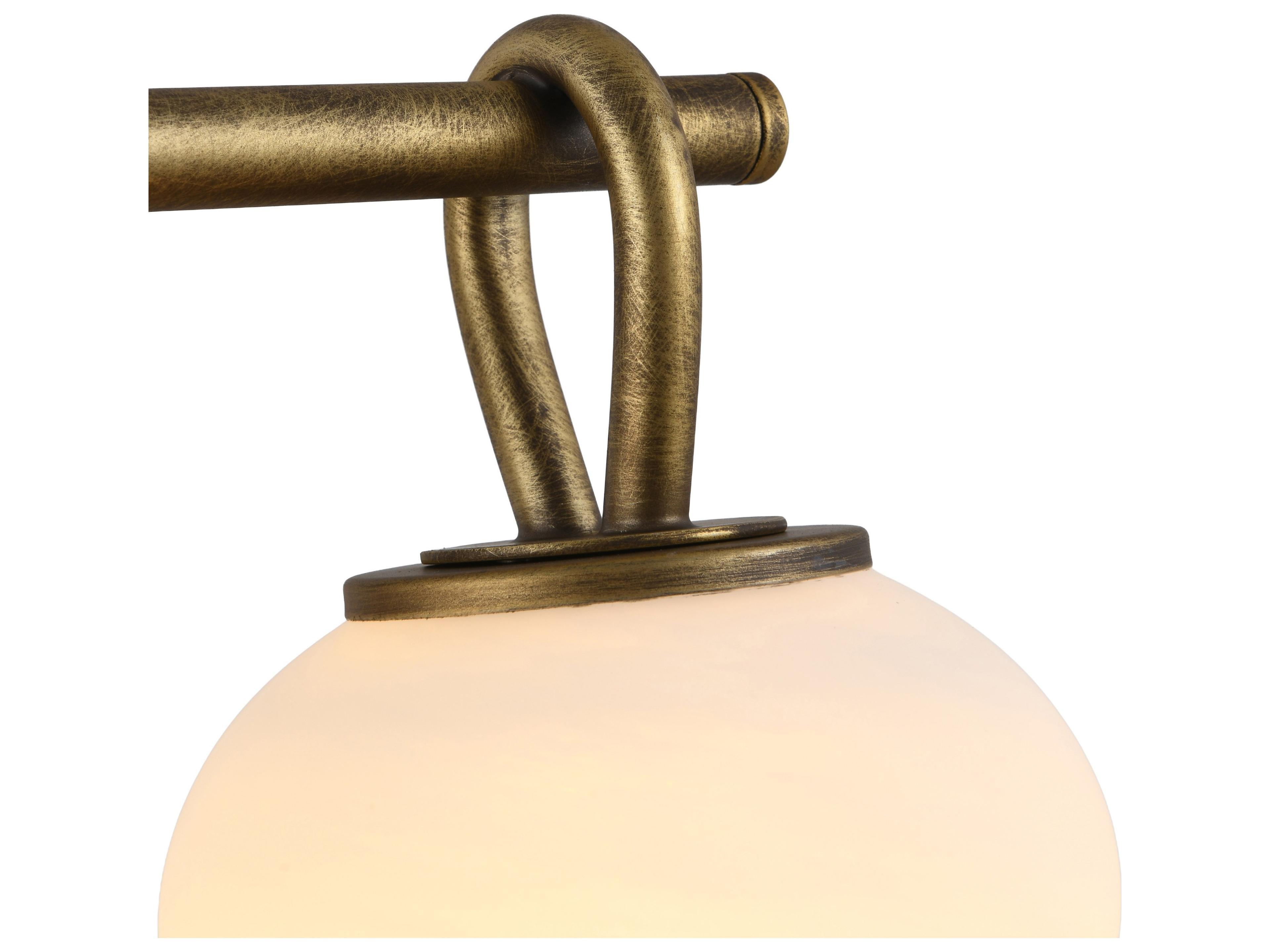 Artcraft Velora 2-Light Legacy Brass Vanity Light