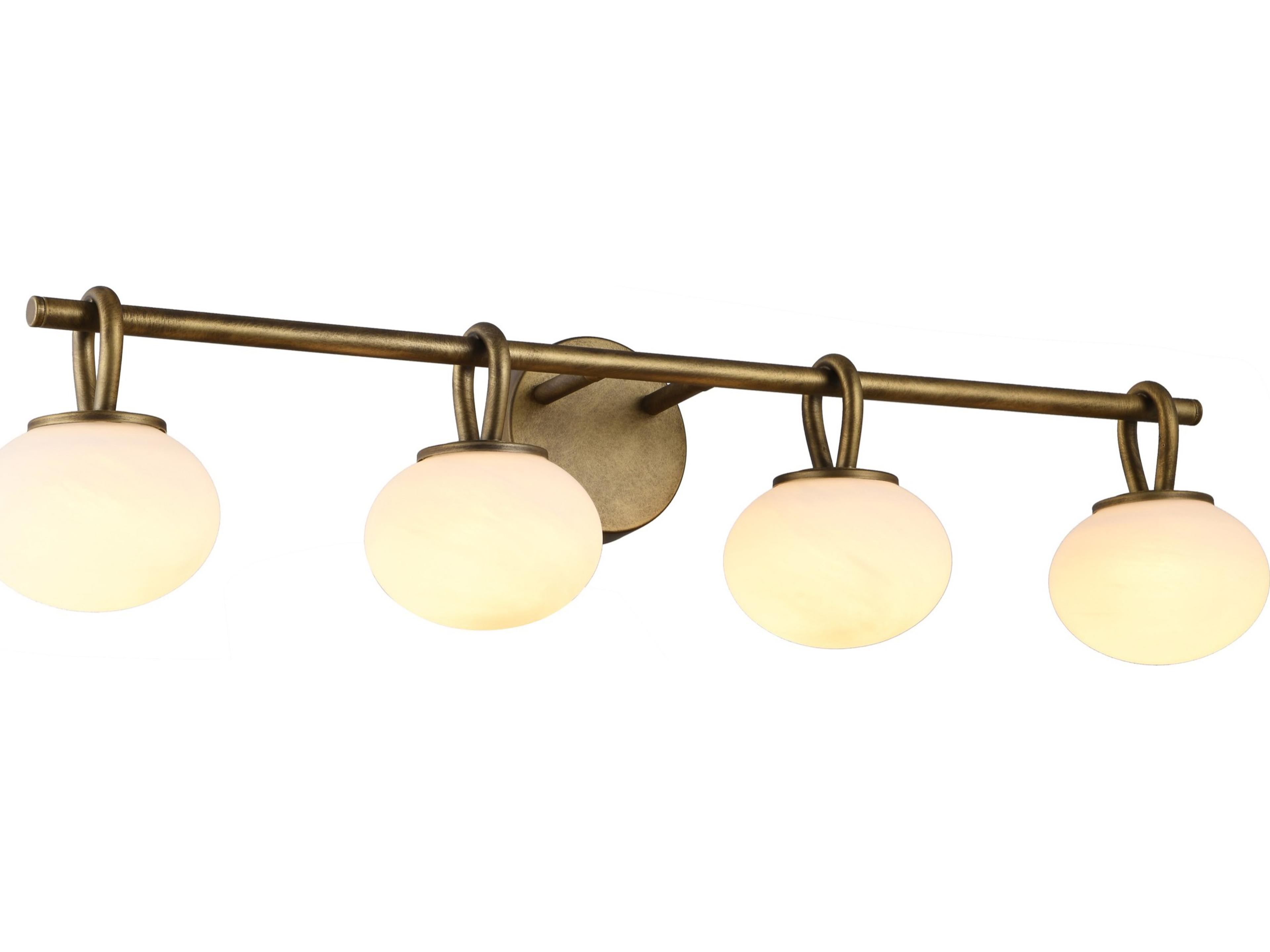 Velora LED Vanity Sconce in Legacy Brass