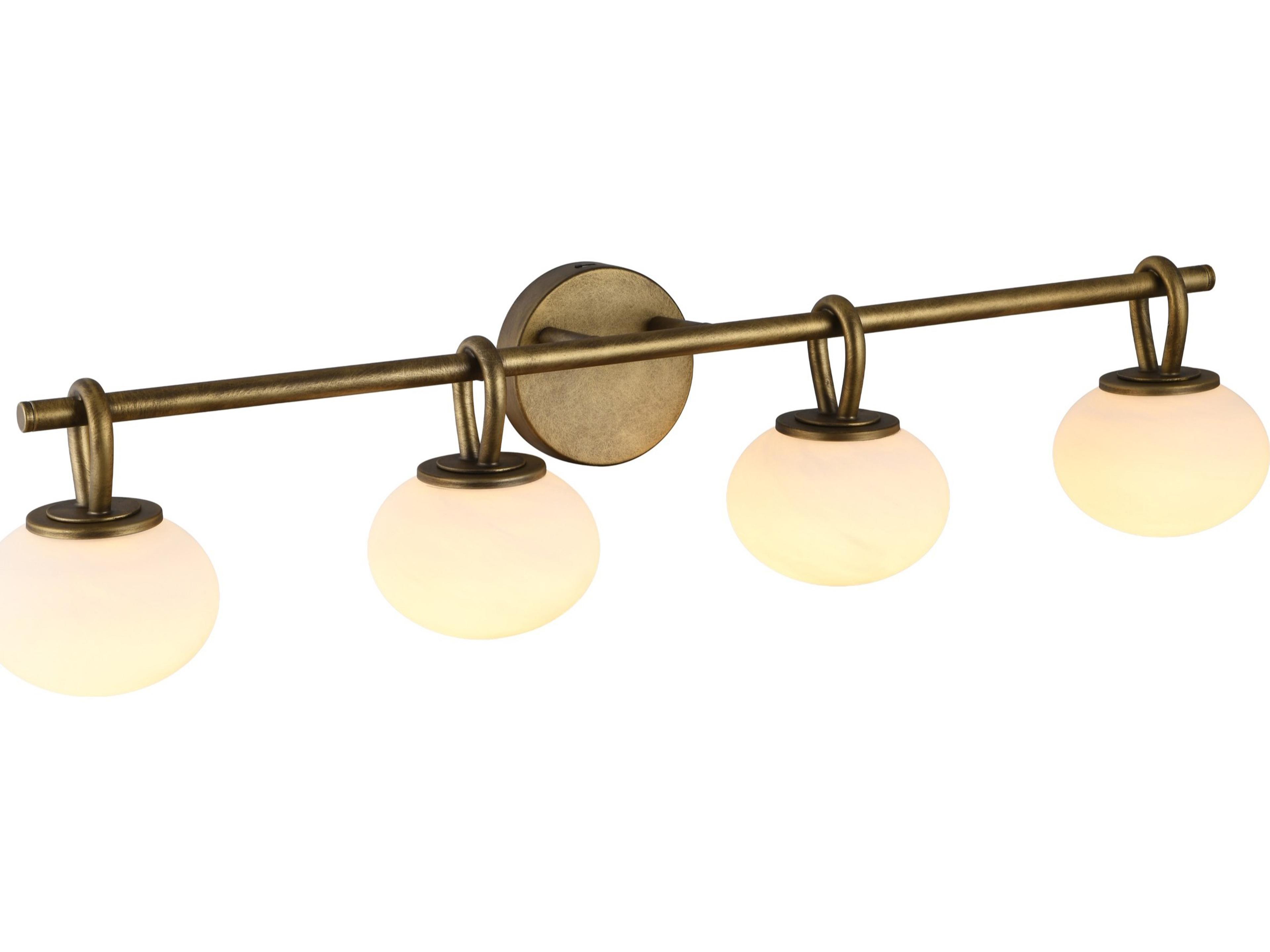Artcraft Velora 4-Light Legacy Brass Vanity Light