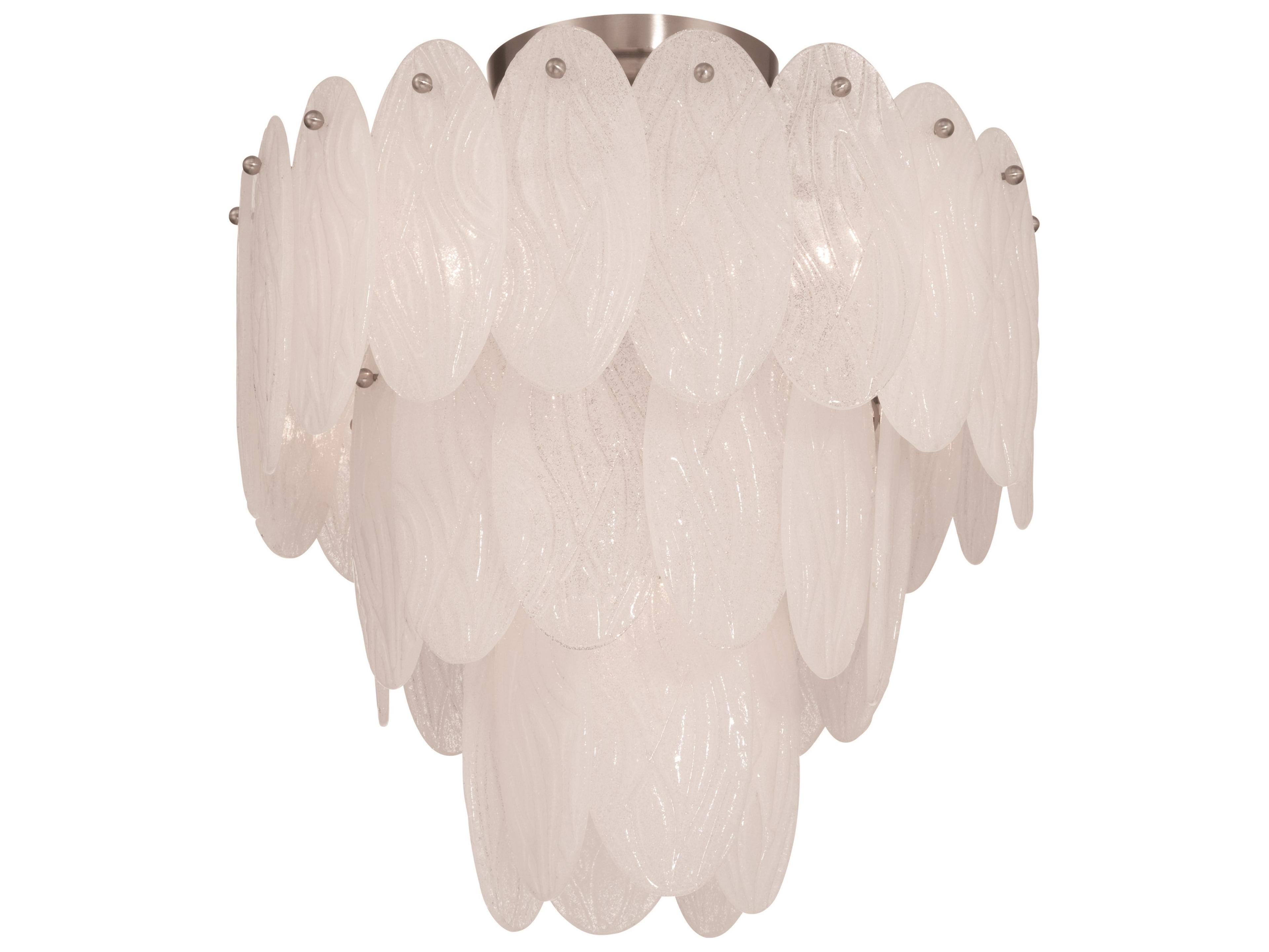 Artcraft Serena 5-Light Satin Nickel Round Tiered Chandelier