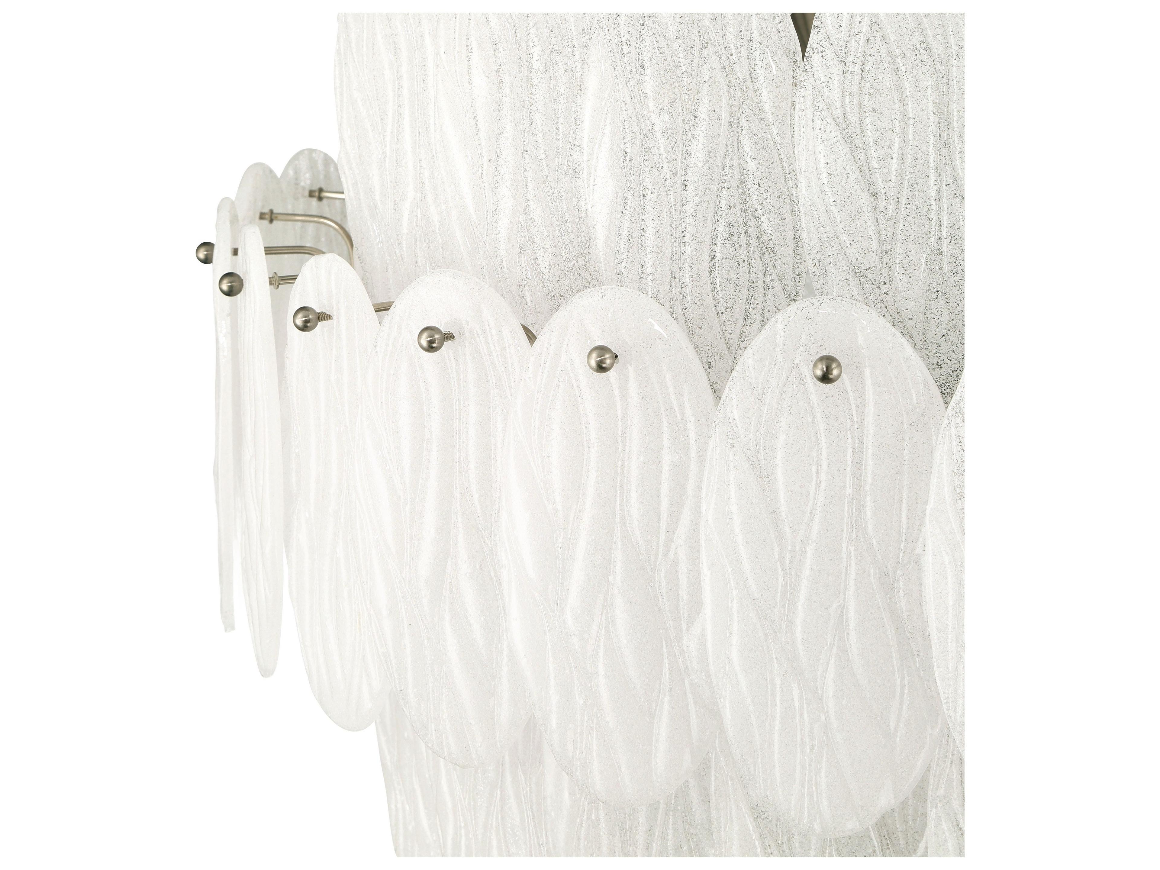 Artcraft Serena 19-Light Satin Nickel Round Tiered Chandelier