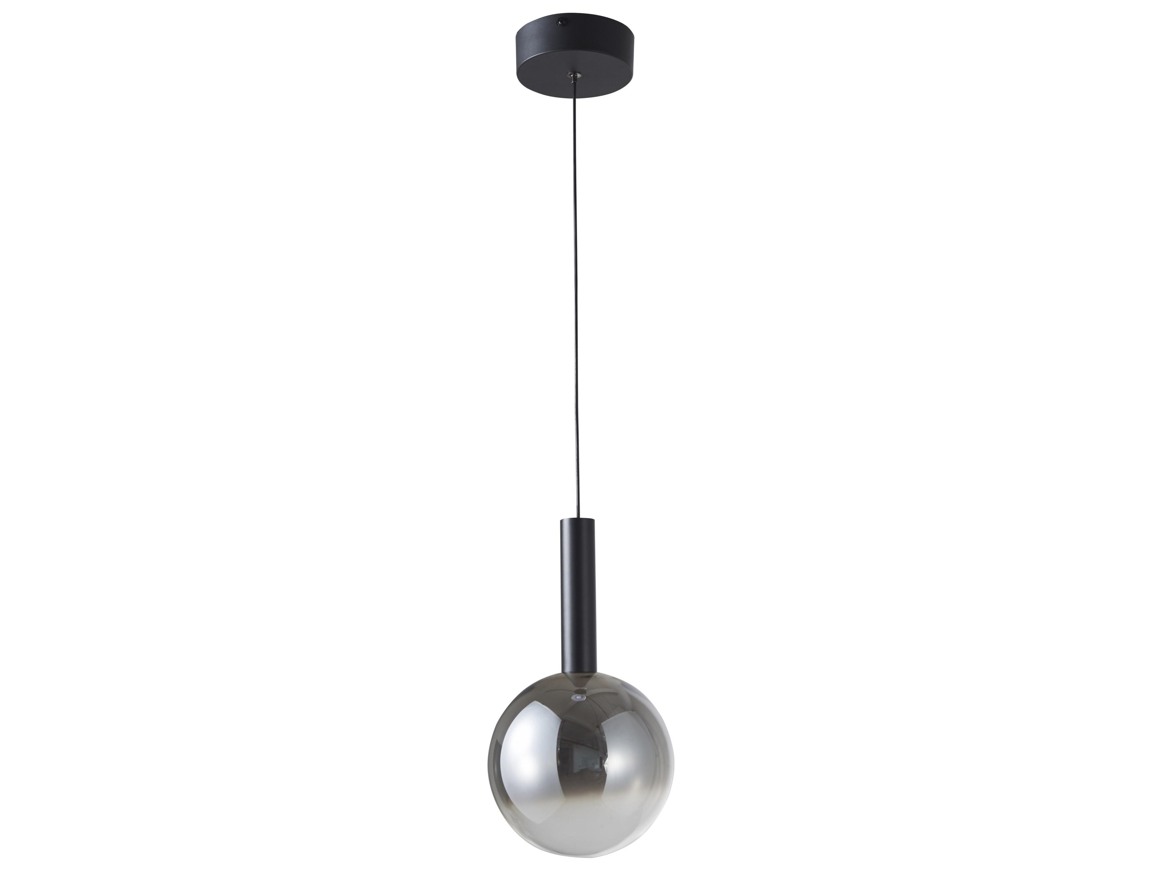 Artcraft Modella 1-Light Black Globe Linear Mini Pendant