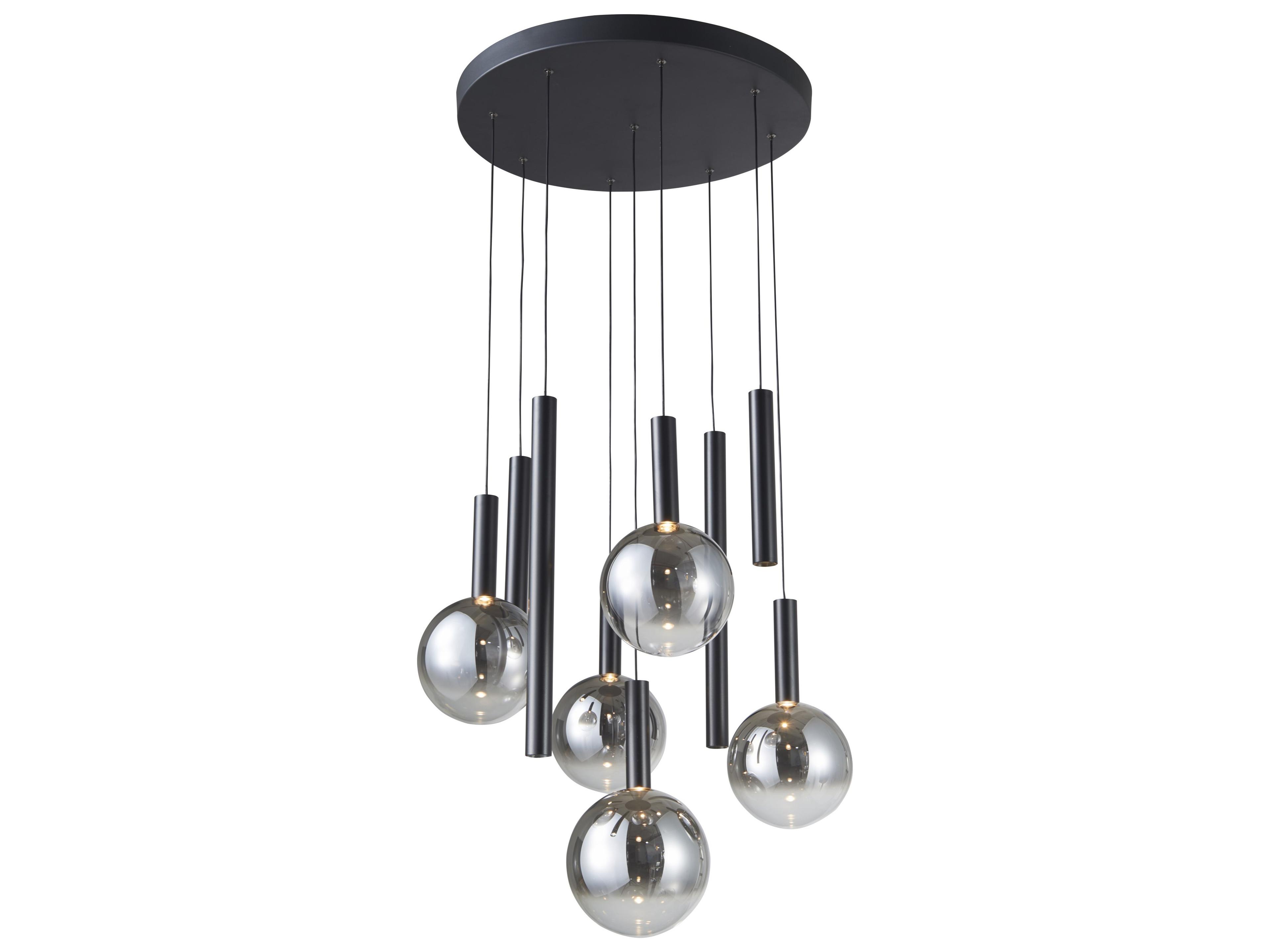 Modella LED Pendant in Black Modern Statement Lighting
