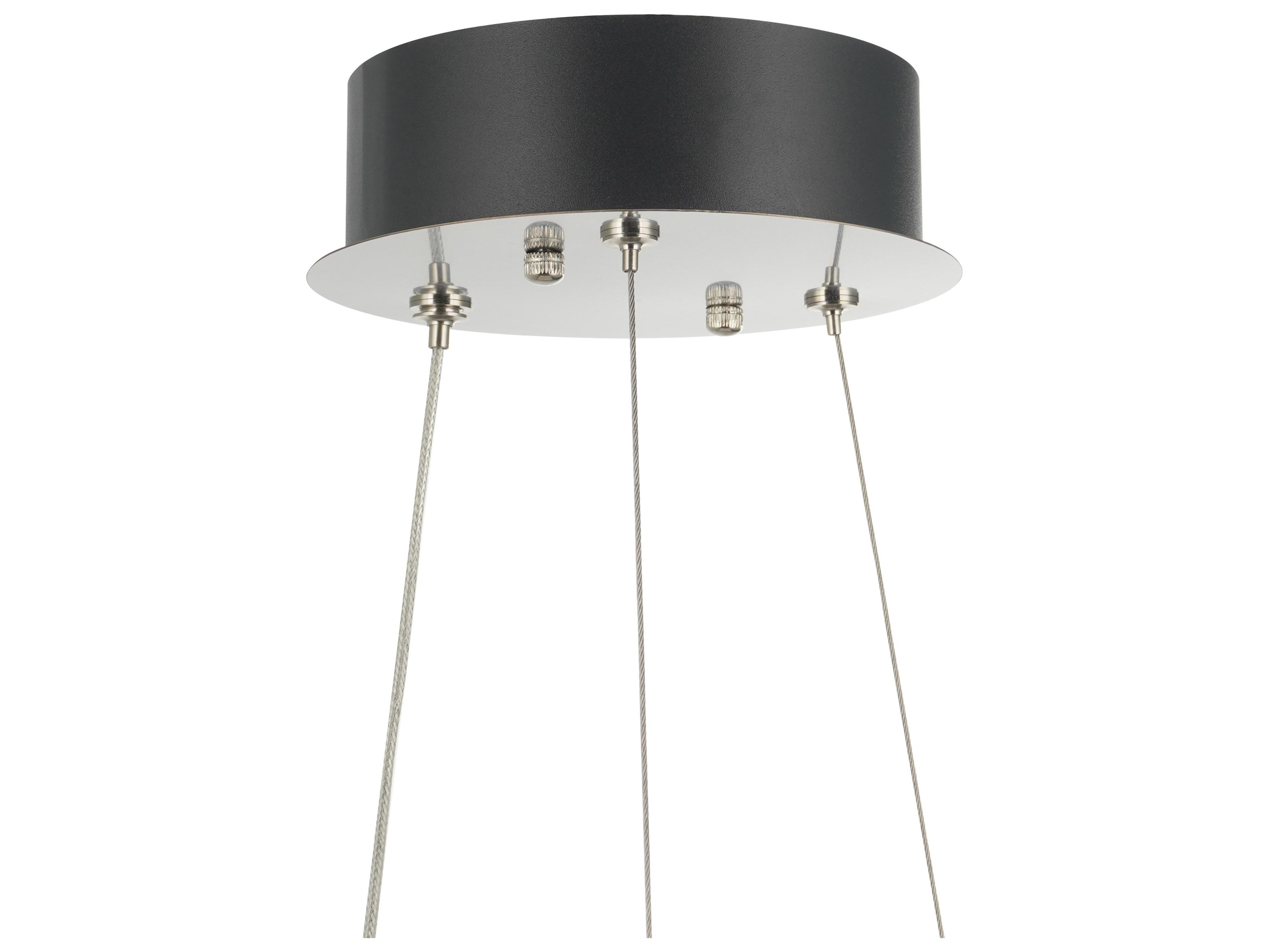 Artcraft Alya 1-Light Polished Nickel Round Chandelier