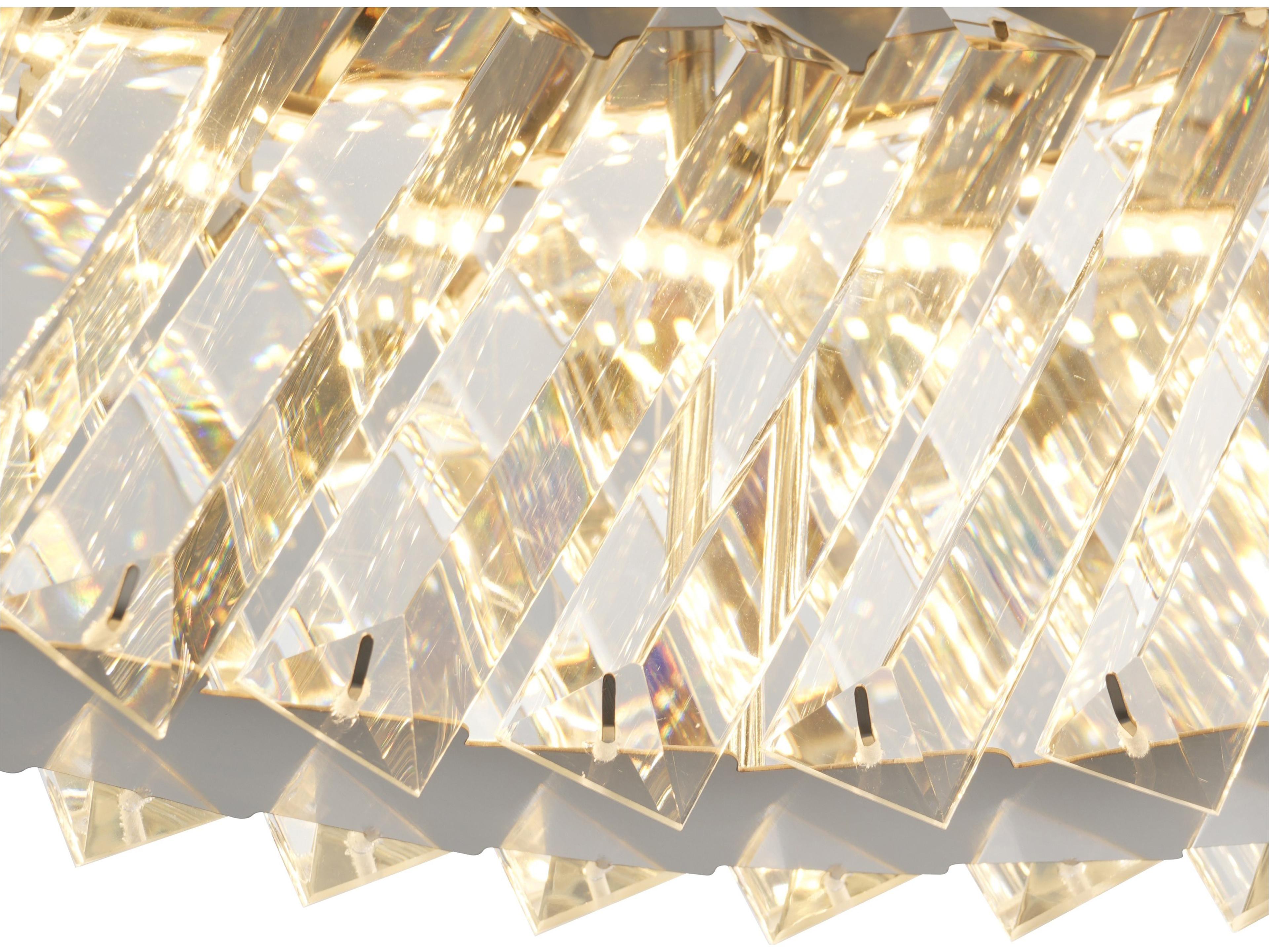 Artcraft Alya 1-Light Polished Nickel Round Flush Mount