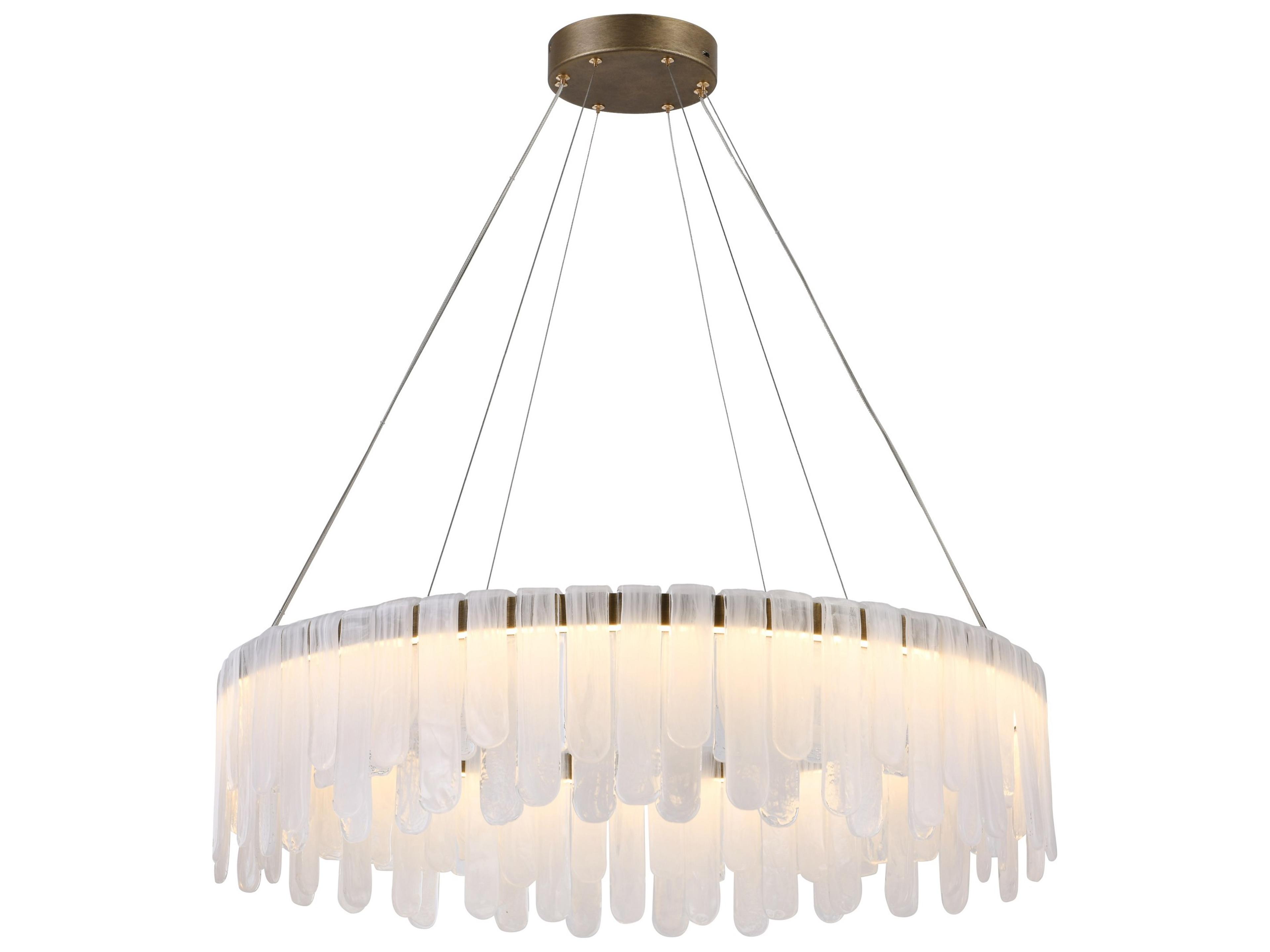 Roselle LED Lantern in Legacy Brass