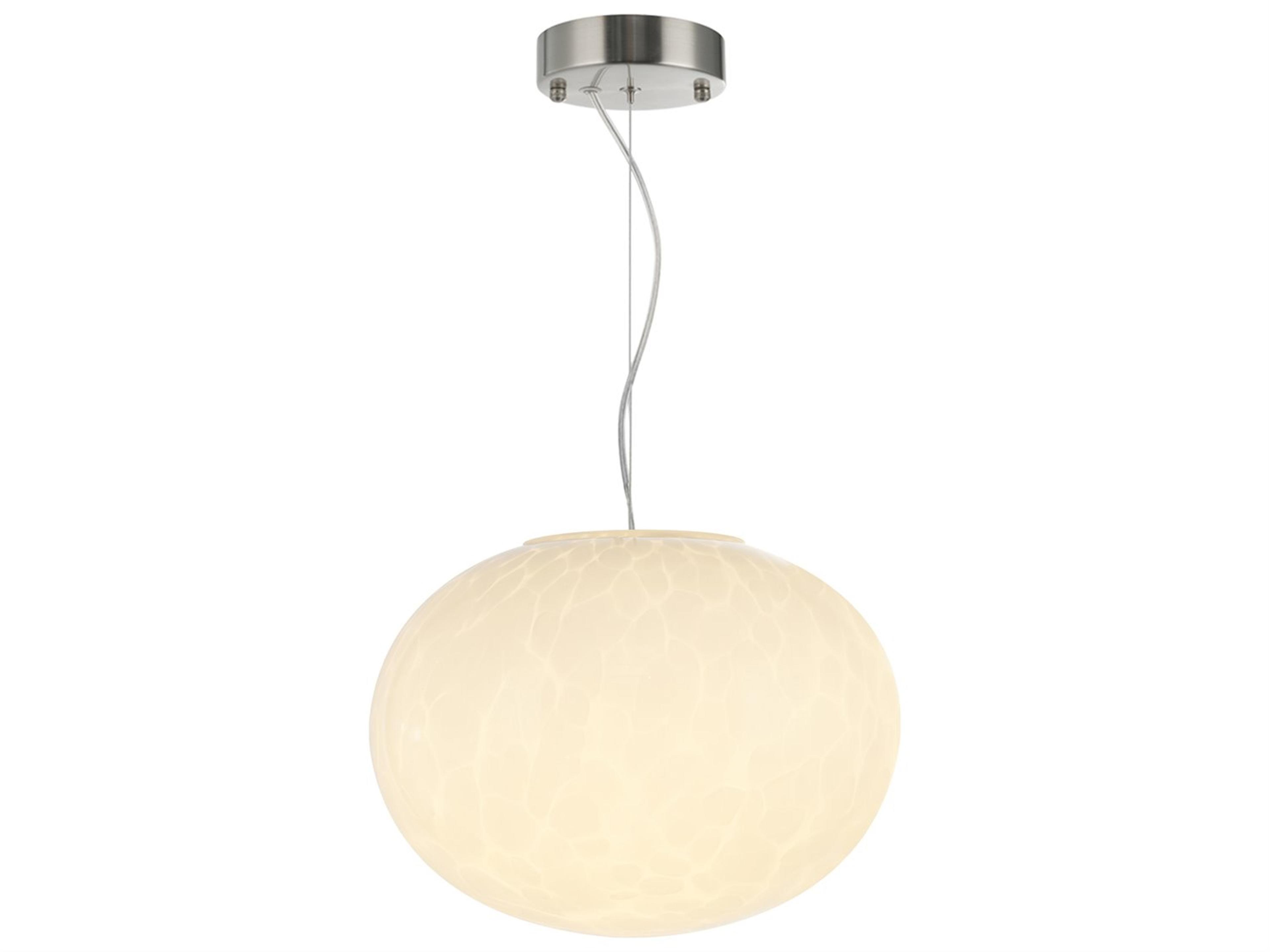 Artcraft Portico 1-Light Satin Nickel Globe Pendant