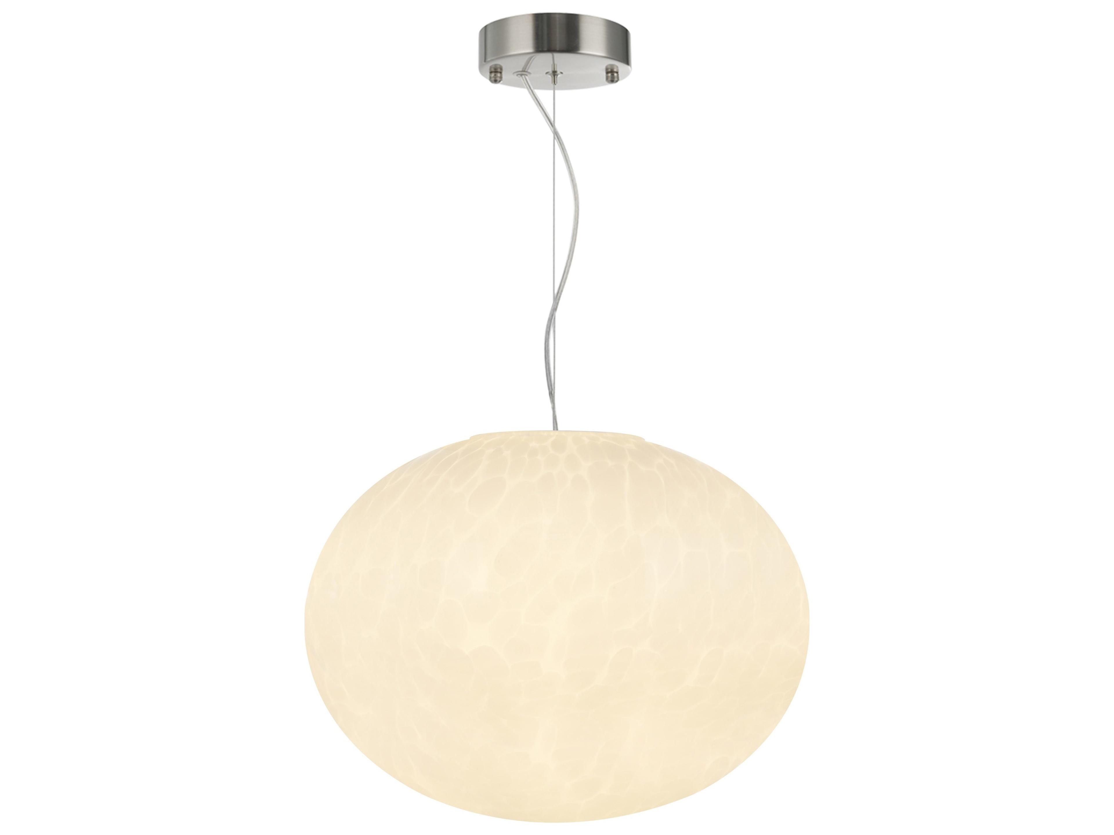 Artcraft Portico 1-Light Satin Nickel Globe Pendant