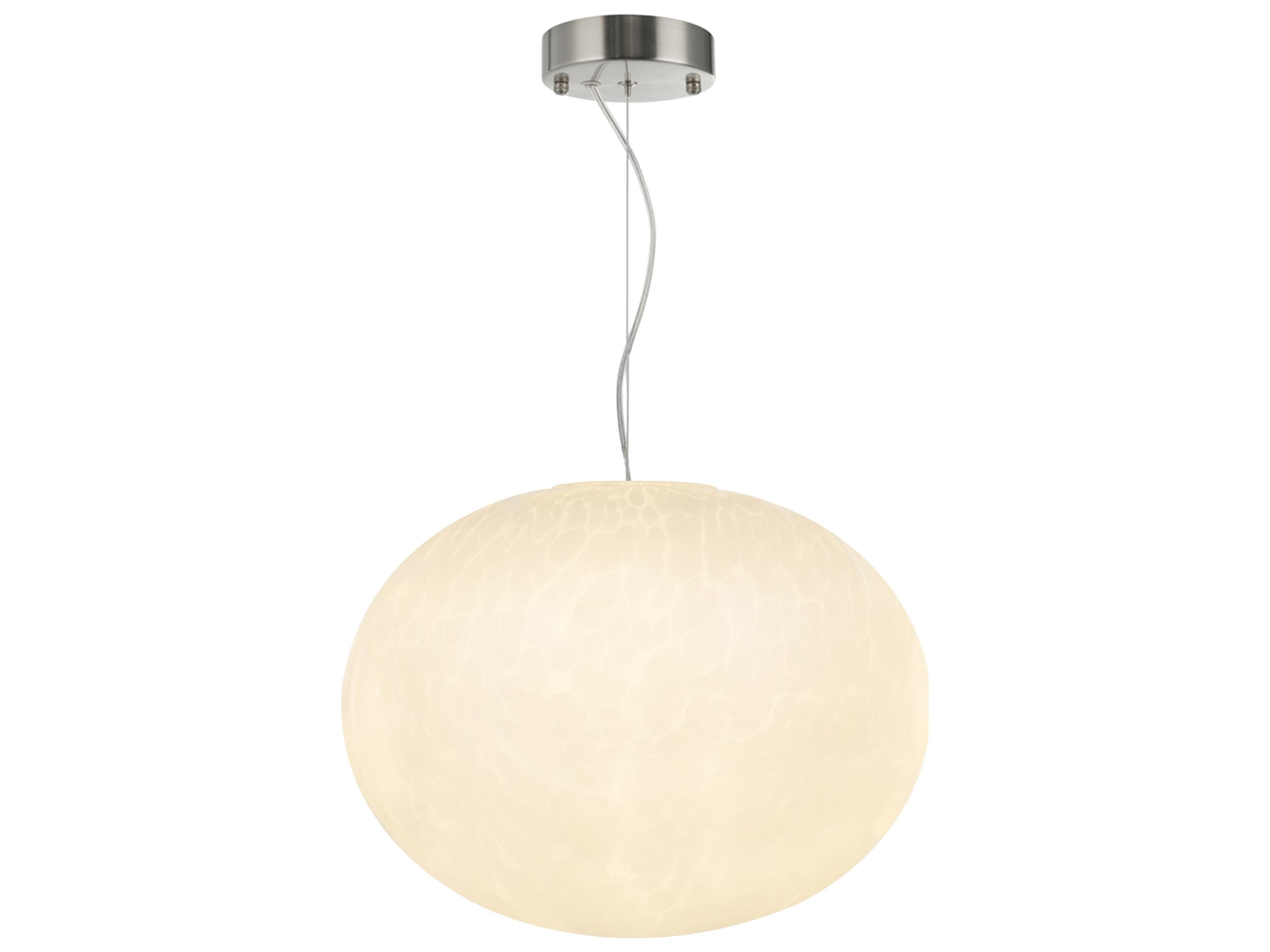 Artcraft Portico 1-Light Satin Nickel Globe Pendant