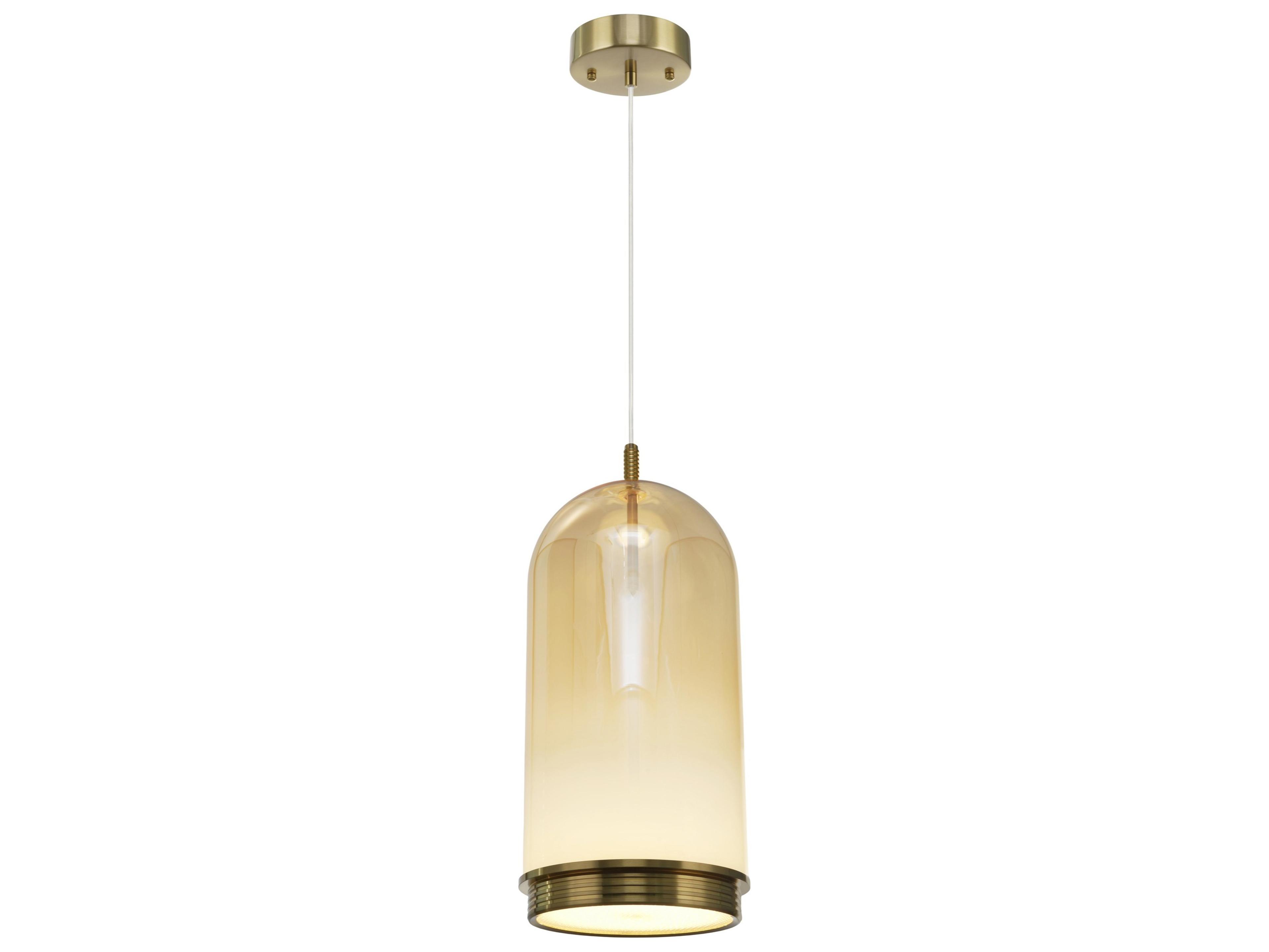 Nebulosa LED Pendant in Brass