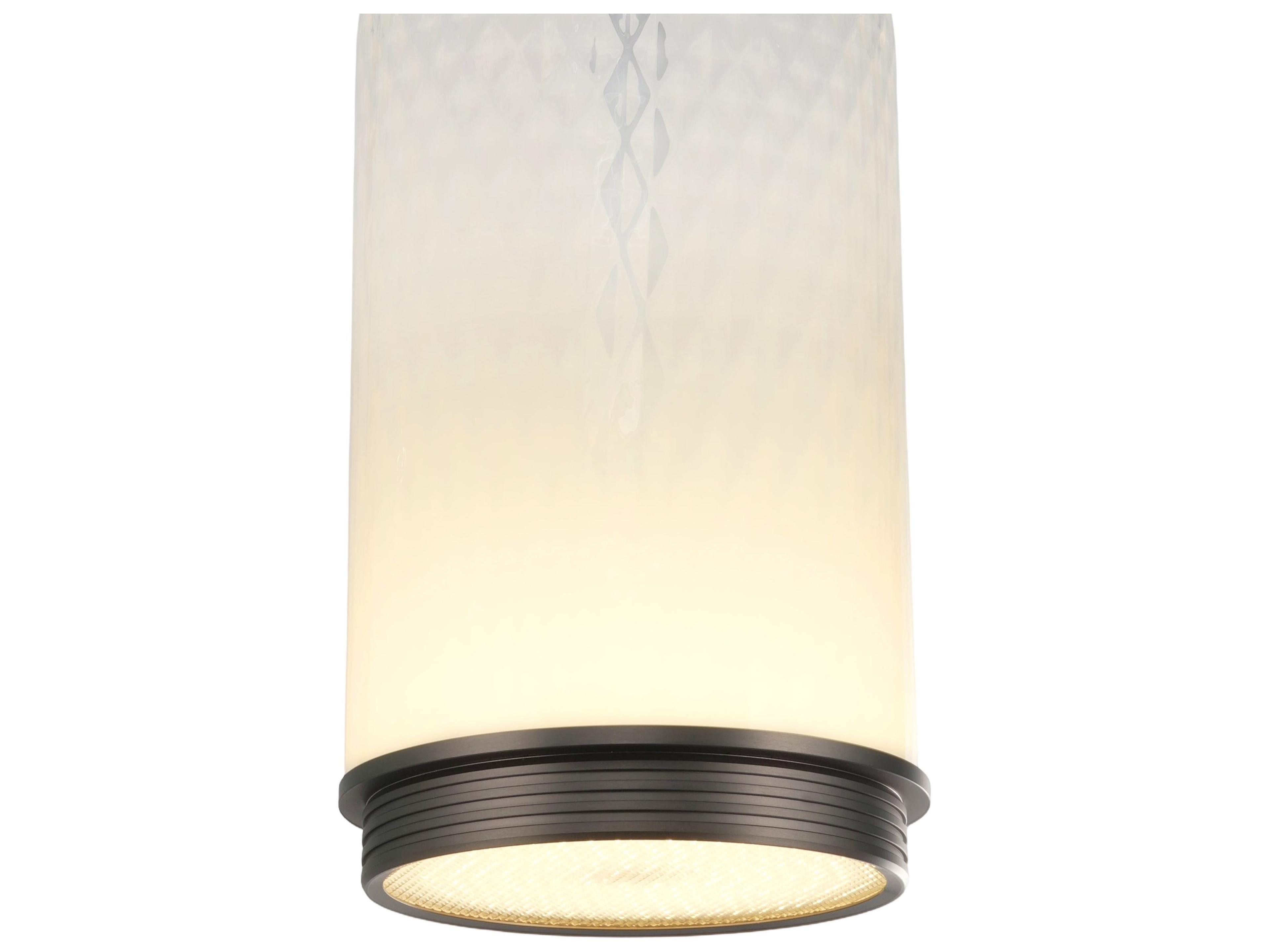 Artcraft Nebulosa 1-Light Graphite Gray Cylinder Mini Pendant