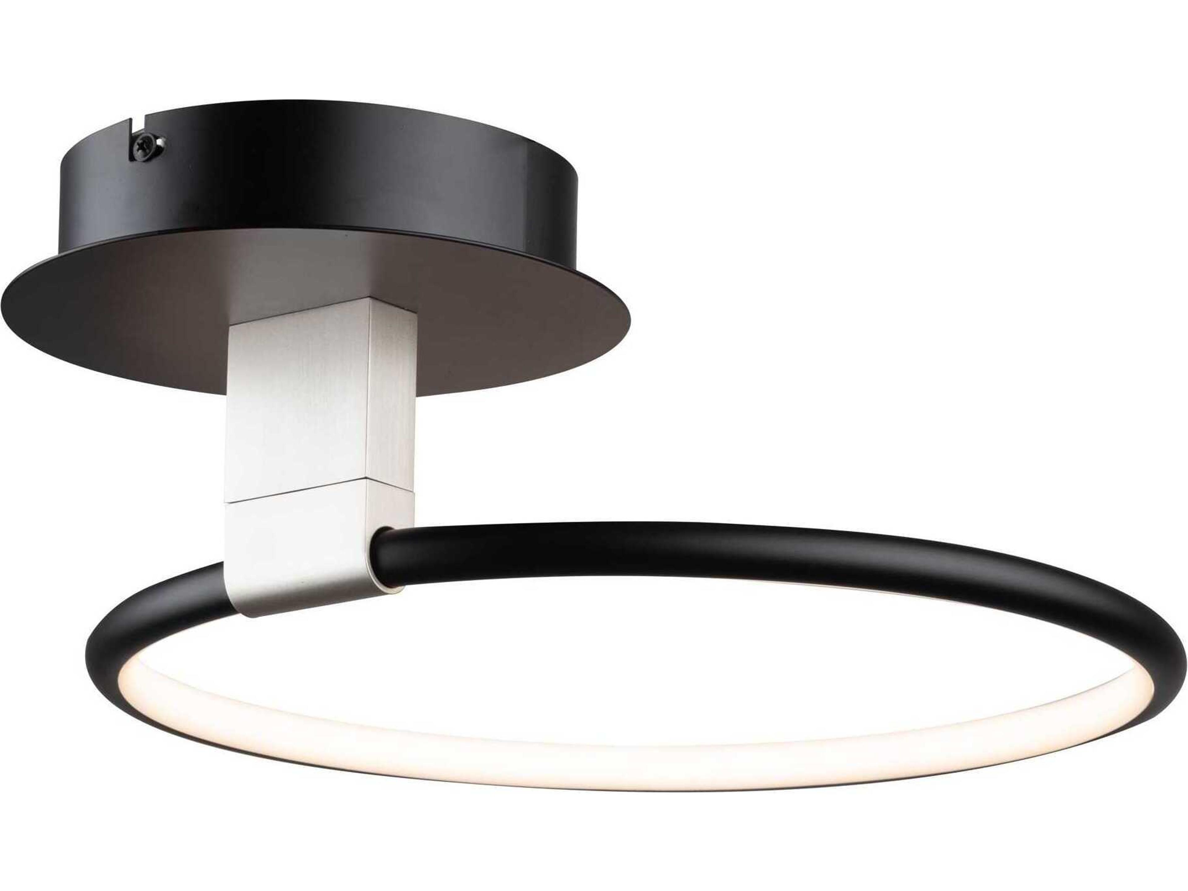 Halo LED Semi-Flush Mount Adjustable Ring Light