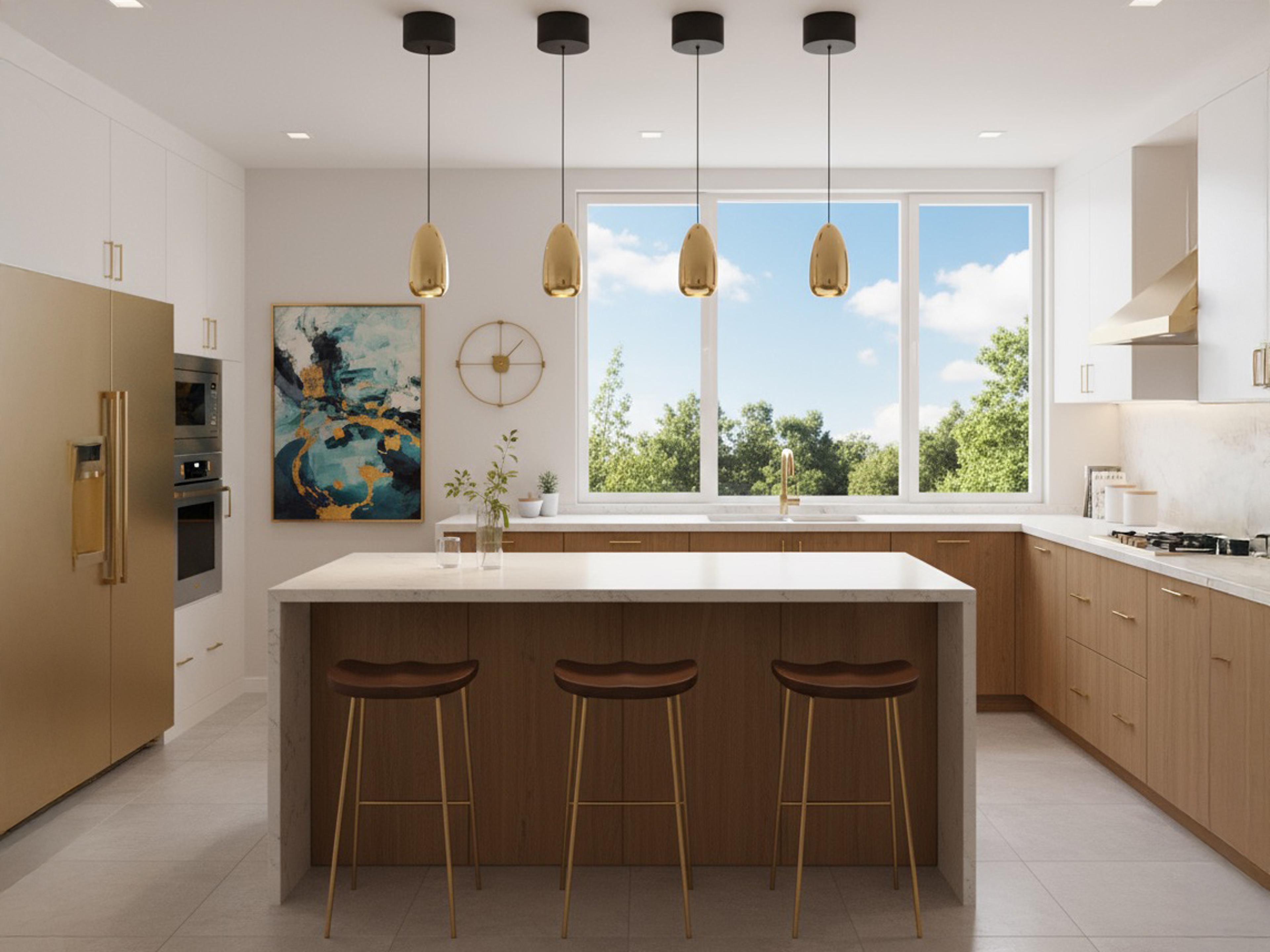 Artcraft Royal Pearl Gold LED Mini Pendant