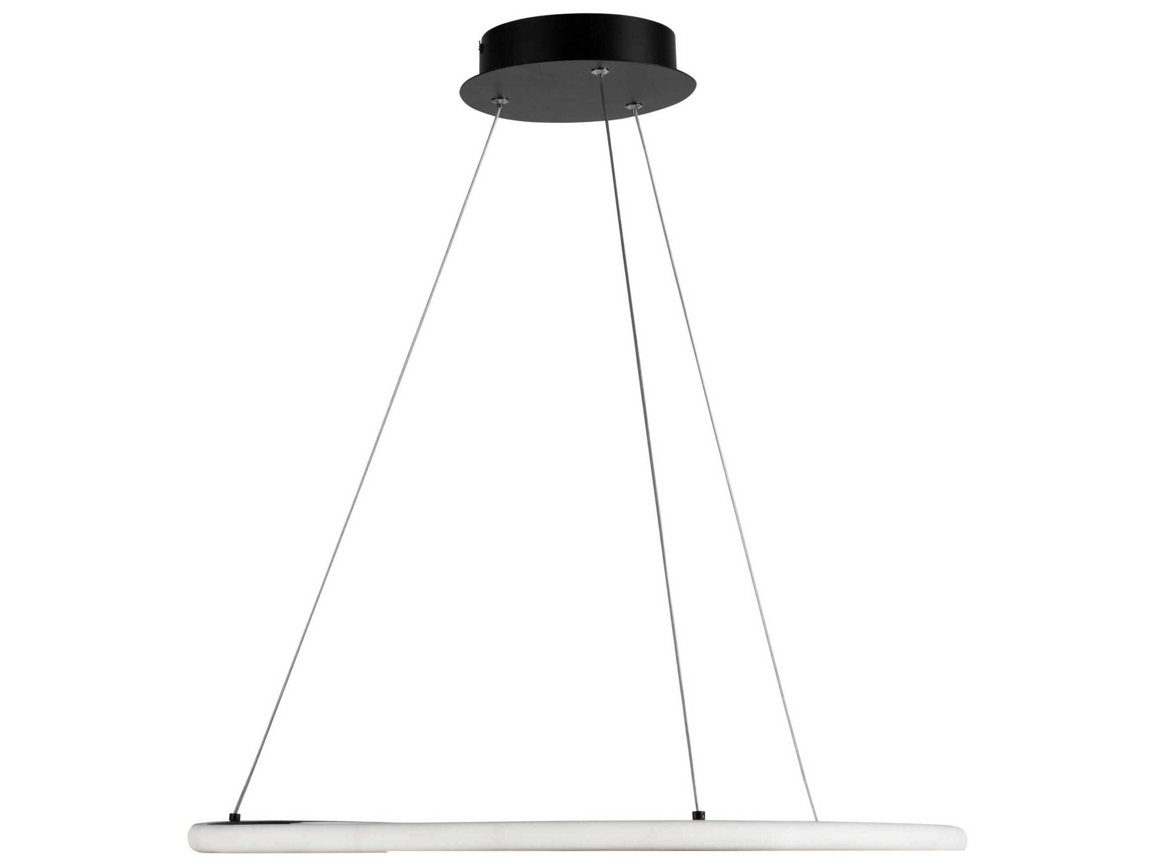 Artcraft Gemini Black Nickel LED Round Pendant