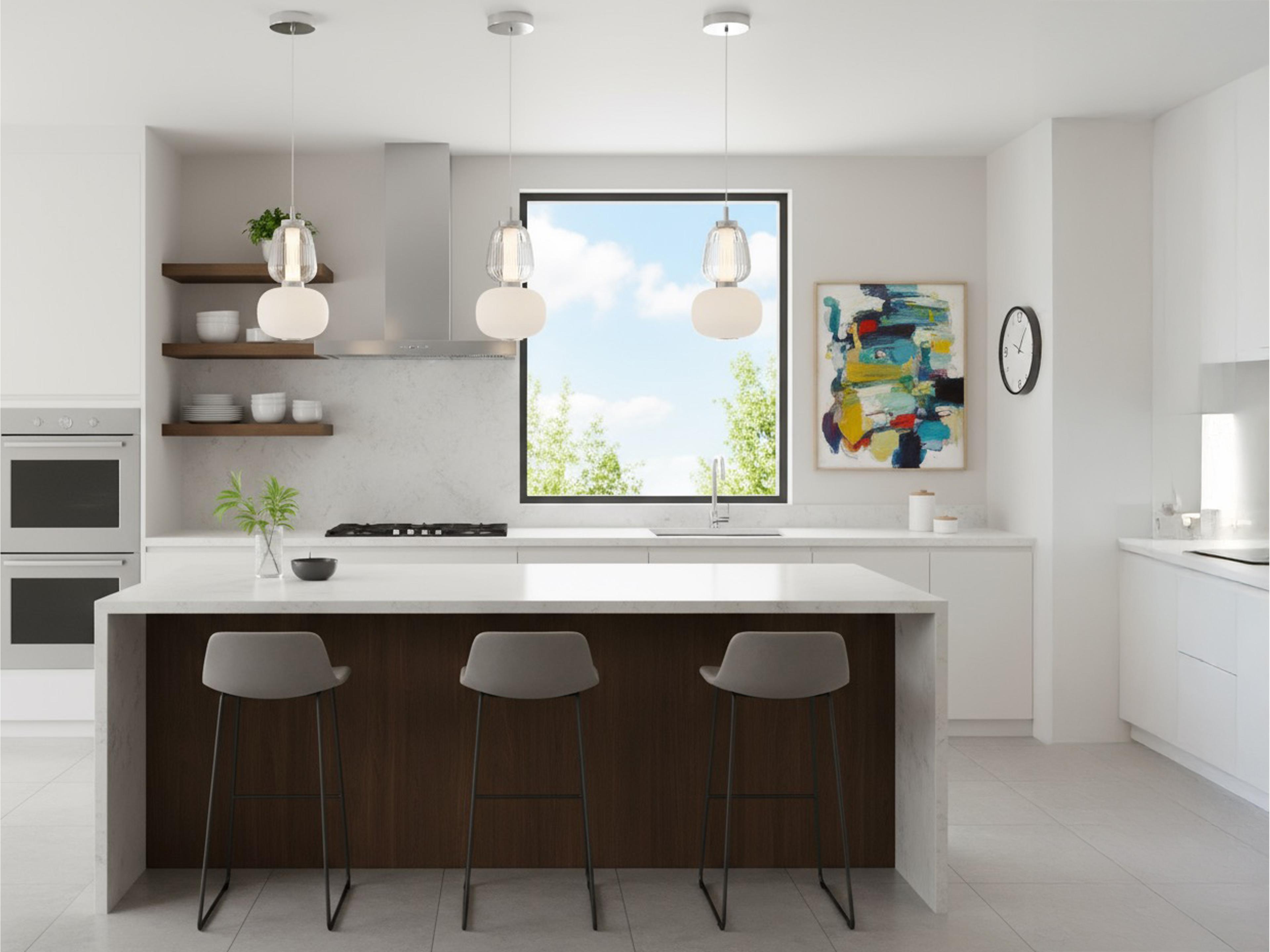 Artcraft Cyra 1-Light Chrome Mini Pendant