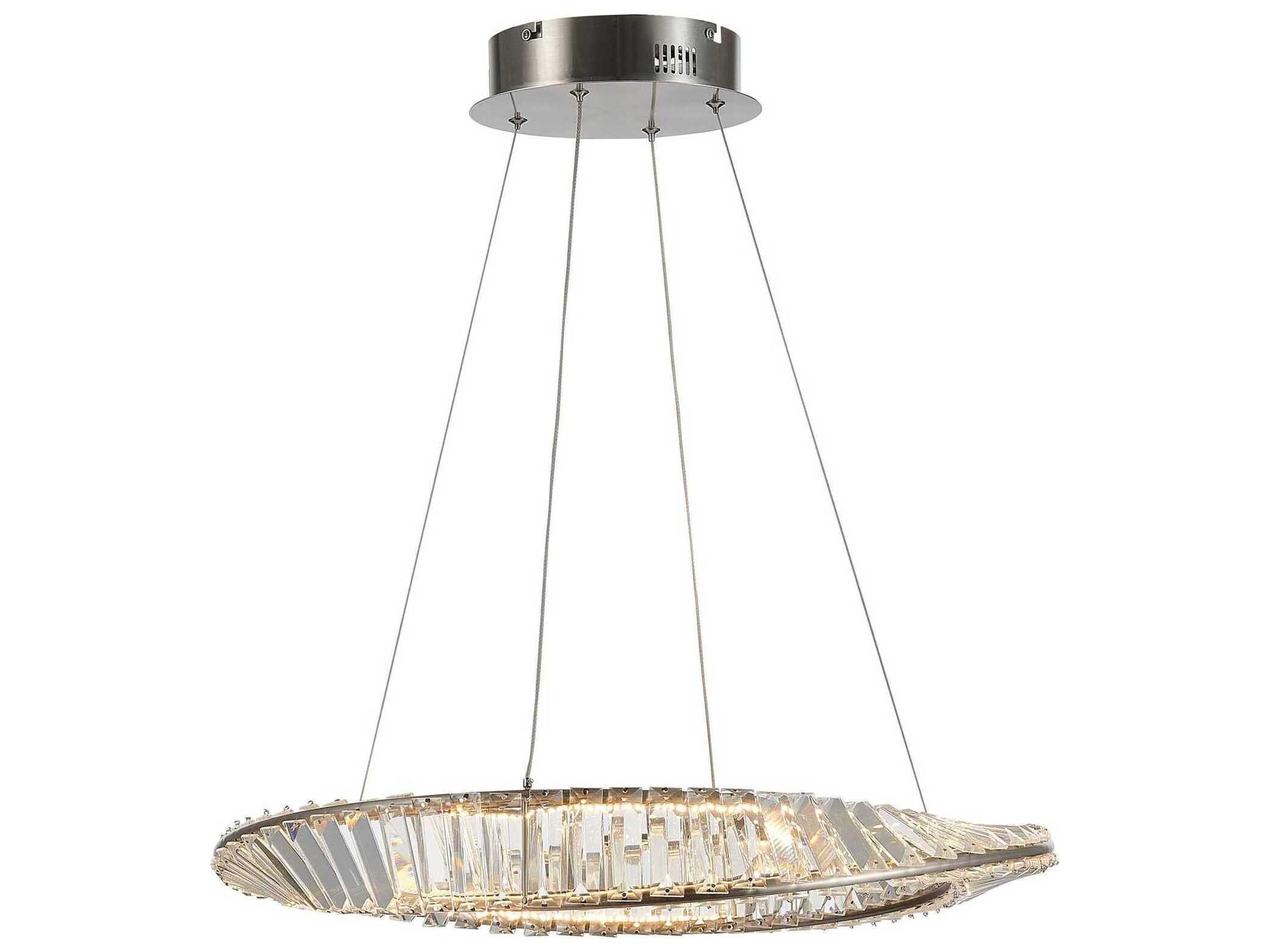 Artcraft Stella Satin Nickel Round Pendant