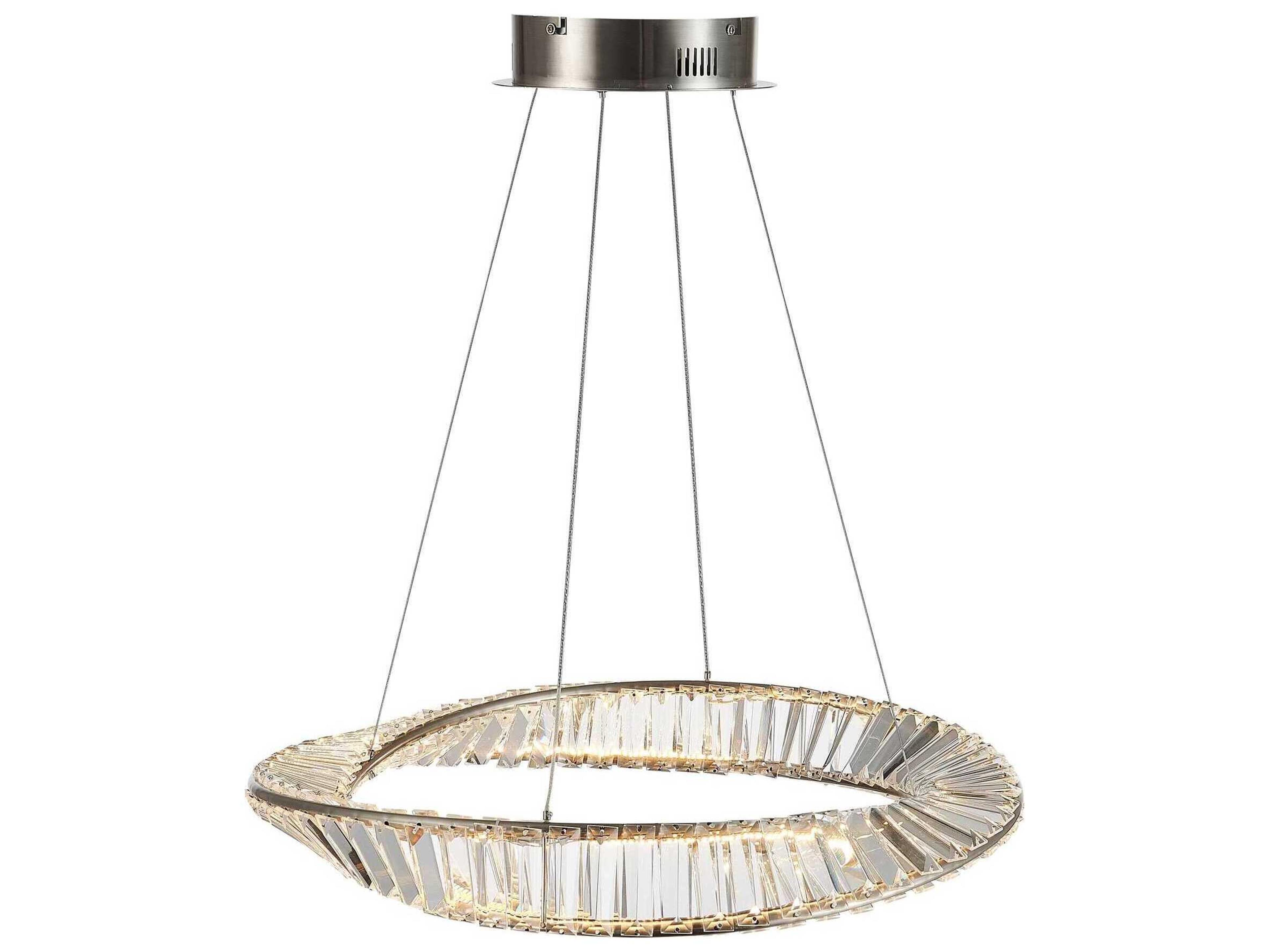 Artcraft Stella Satin Nickel Round Pendant