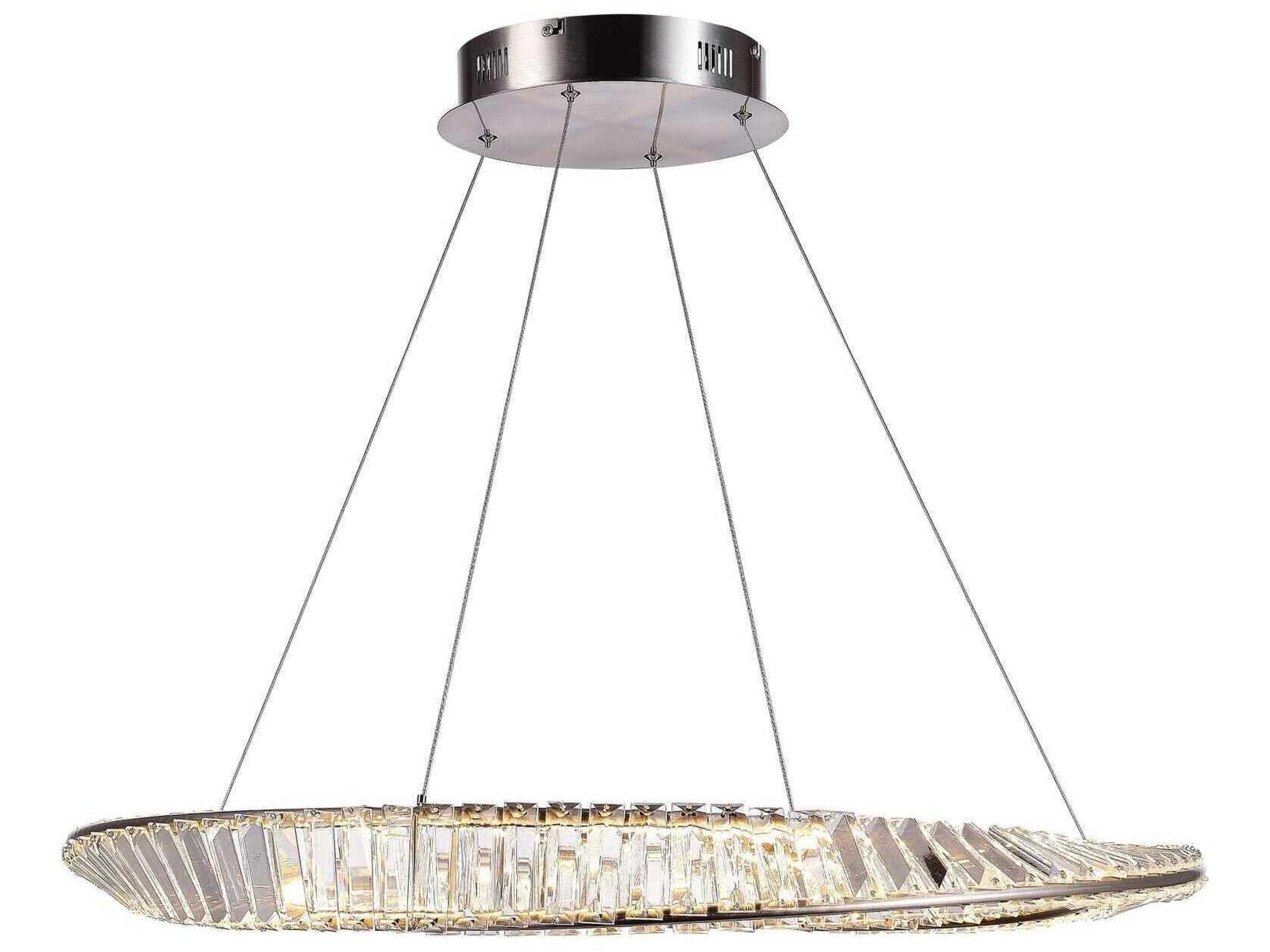Artcraft Stella Satin Nickel Round Pendant