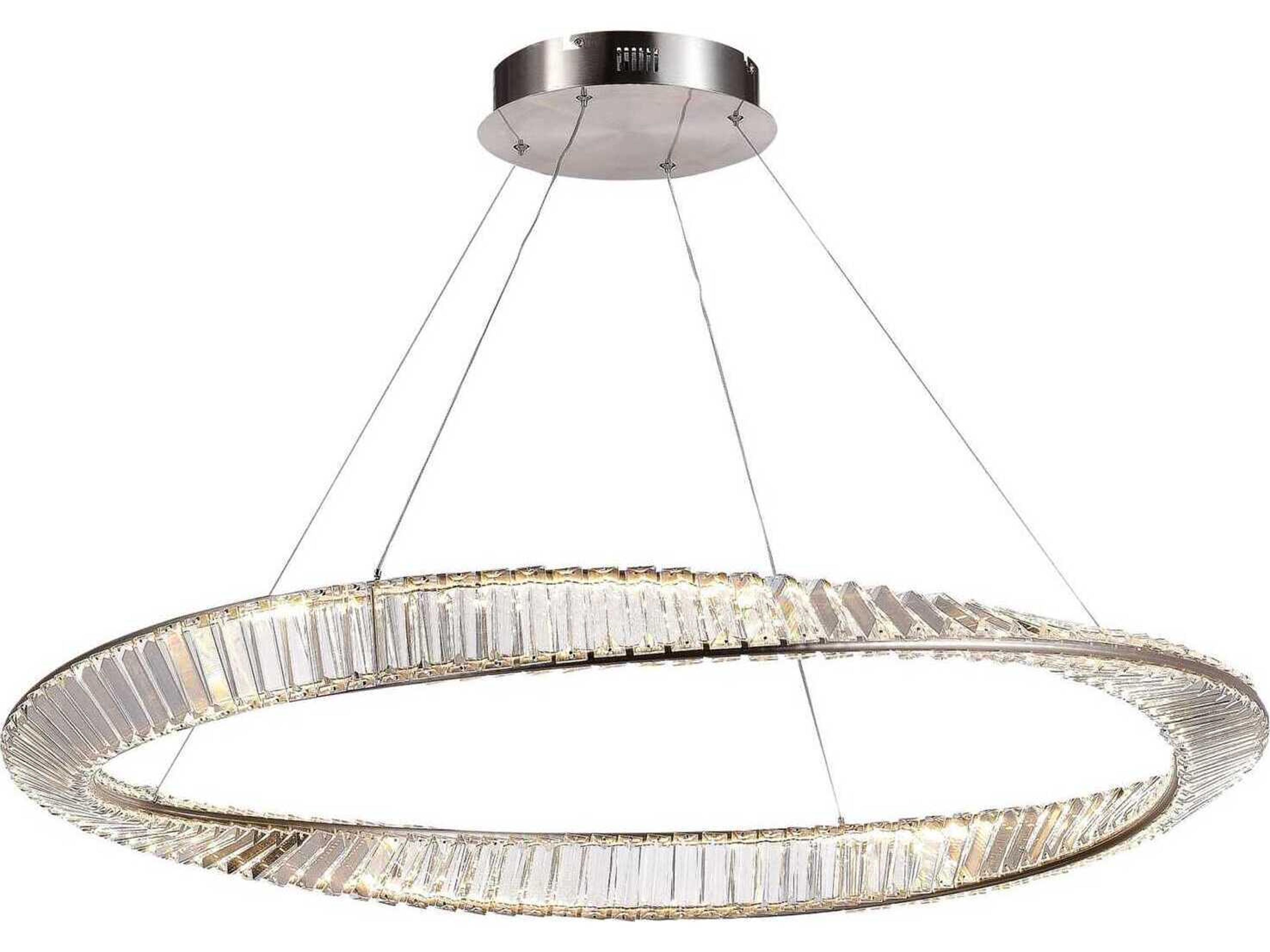 Stella LED Pendant Light in Satin Nickel