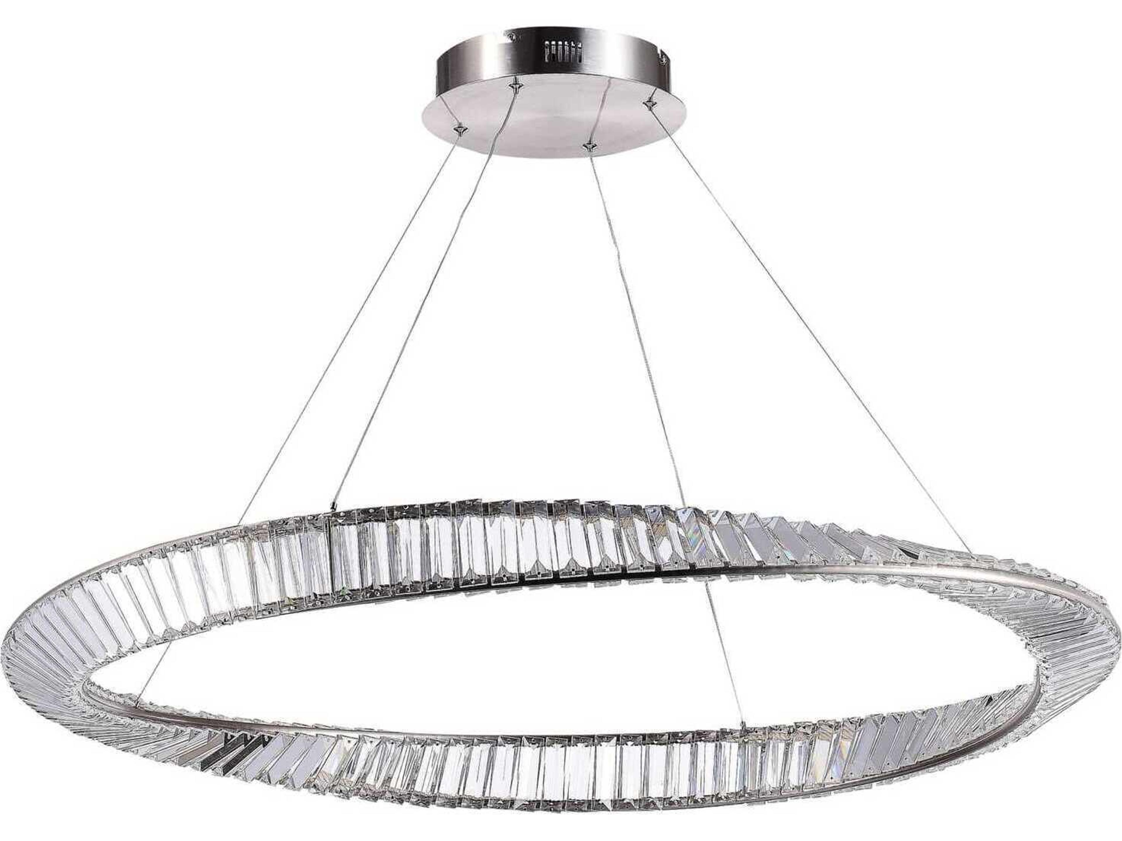 Artcraft Stella Satin Nickel Round Pendant