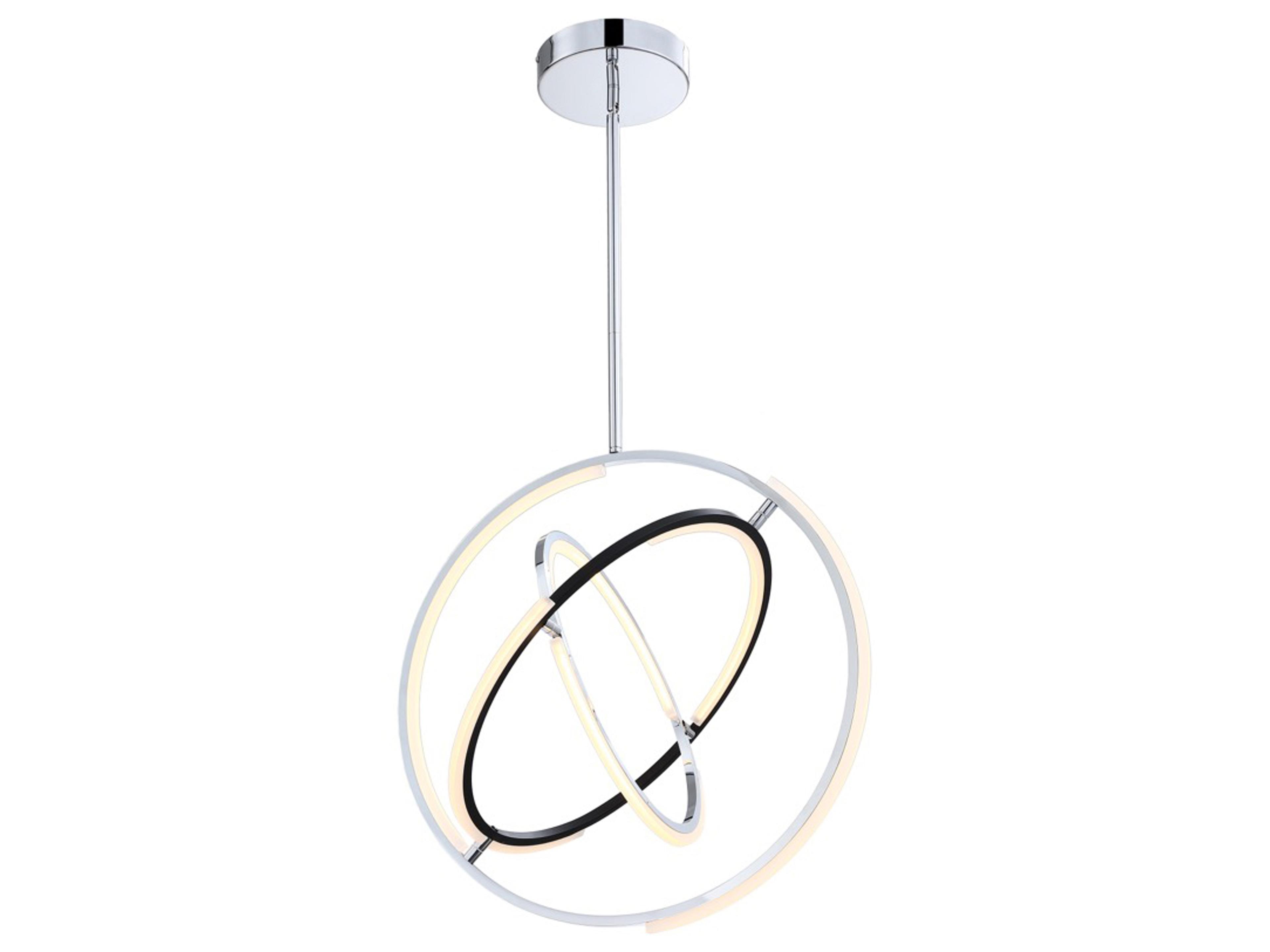 Artcraft Trilogy Polished Nickel Geometric Pendant