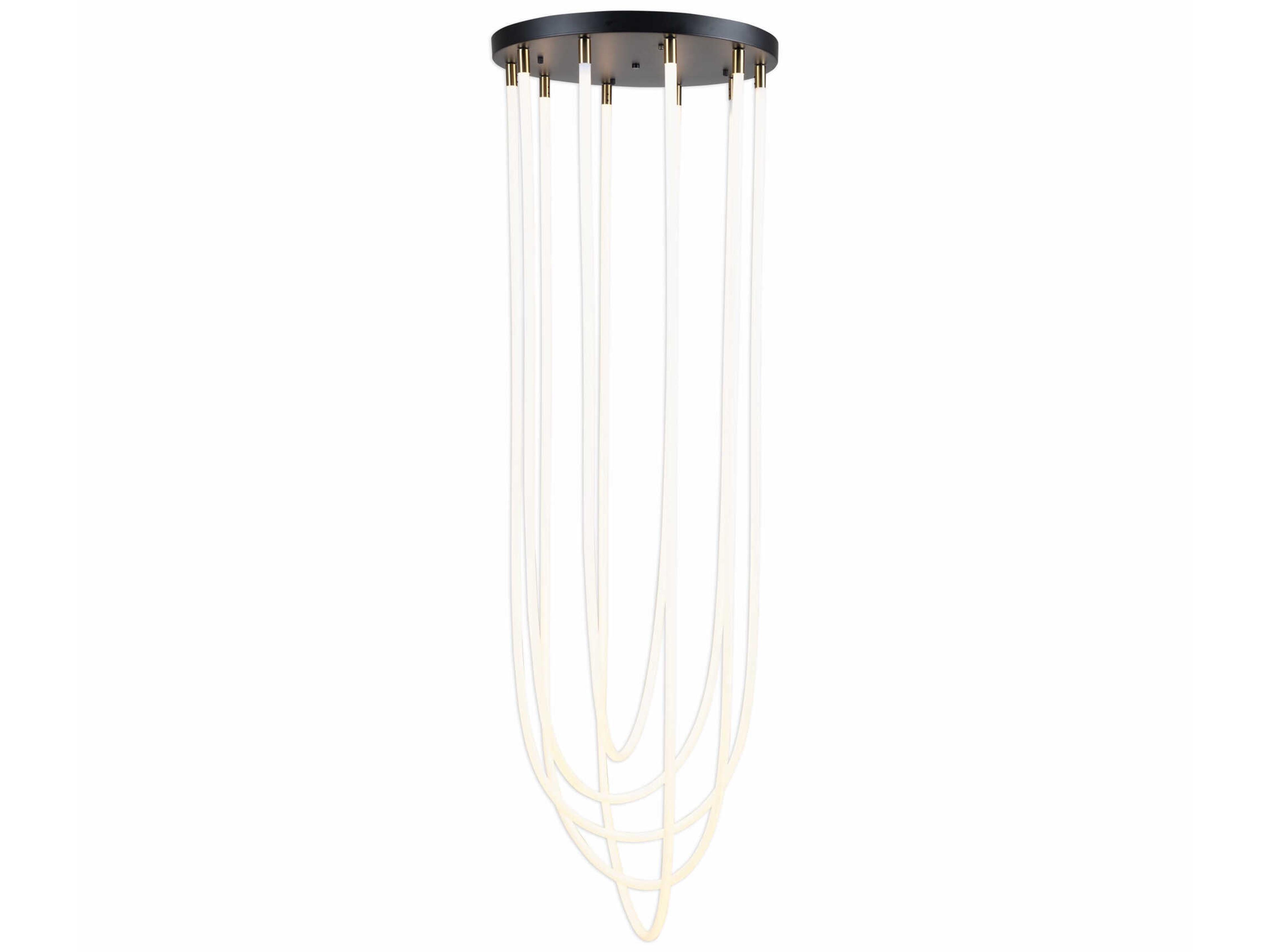 Cascata LED Multi Light Pendant Chandelier Modern