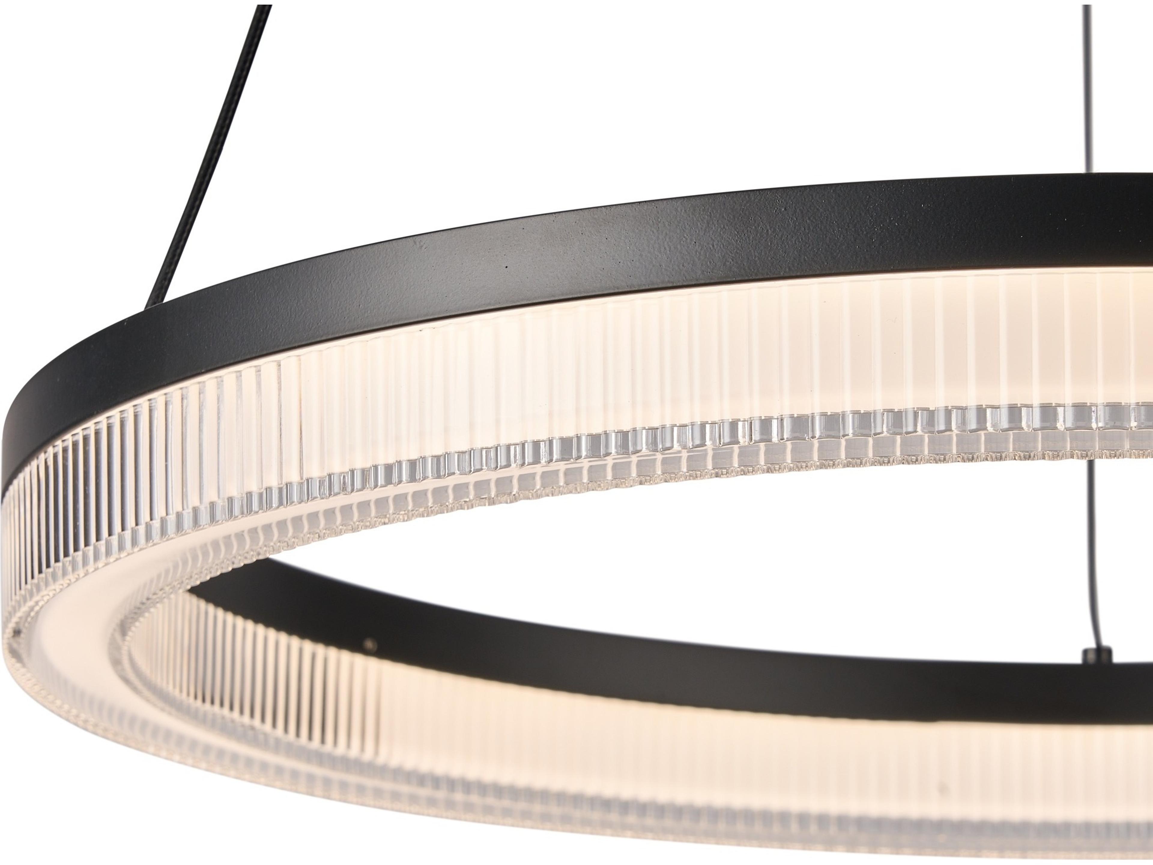 Artcraft Ari 1-Light Black Pendant