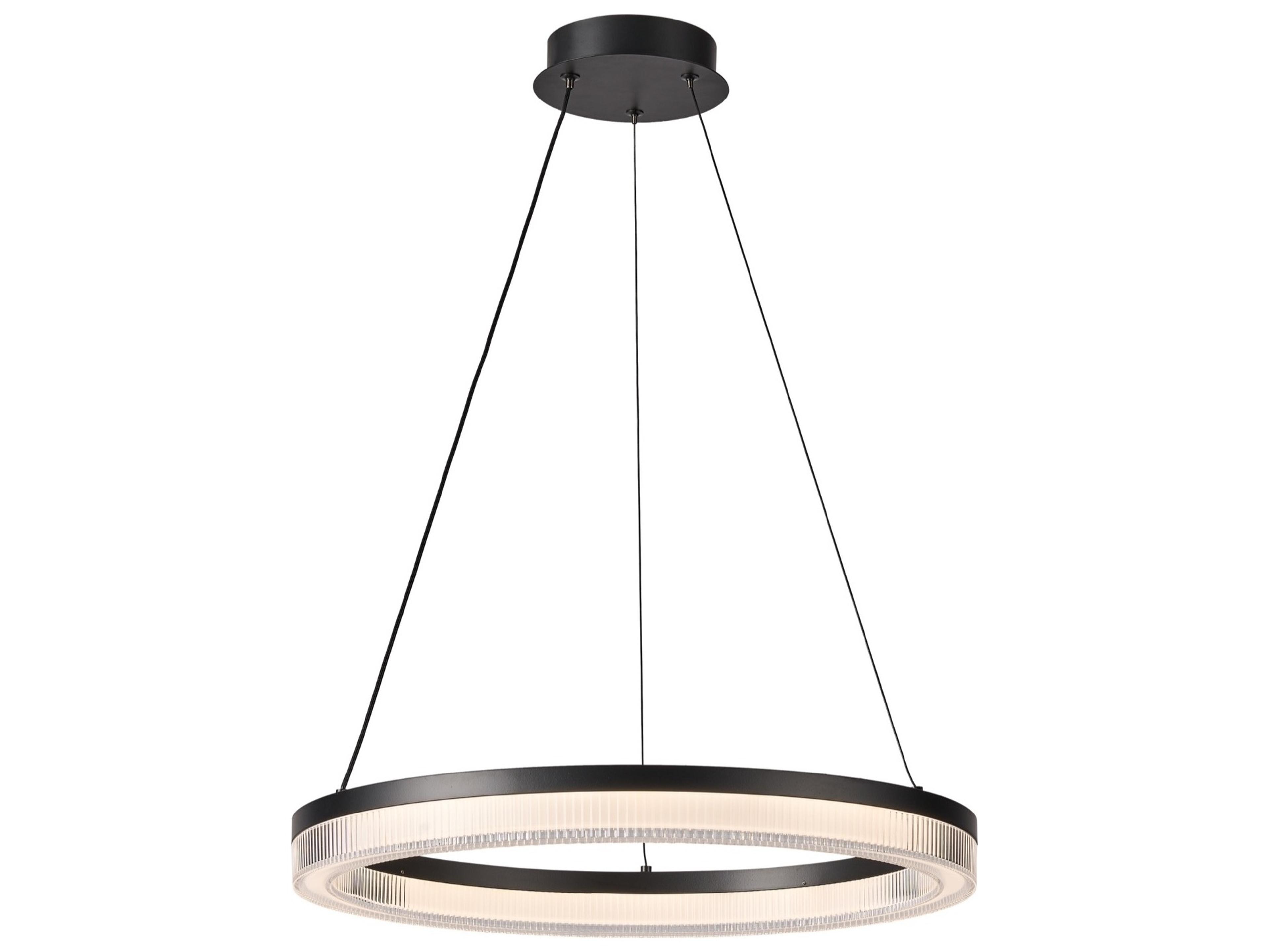 Artcraft Ari 1-Light Black Pendant