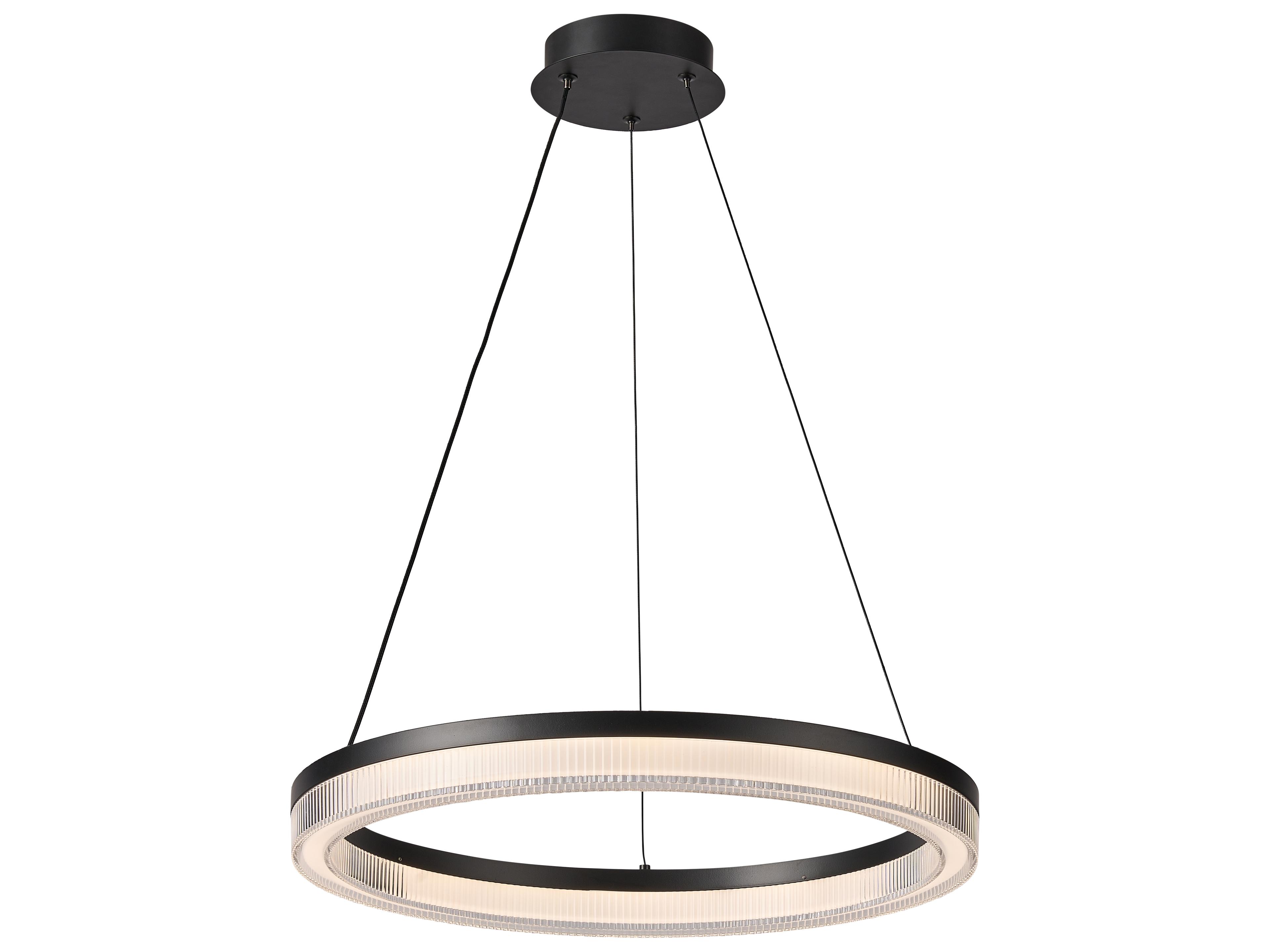 Ari LED Pendant Light in Black