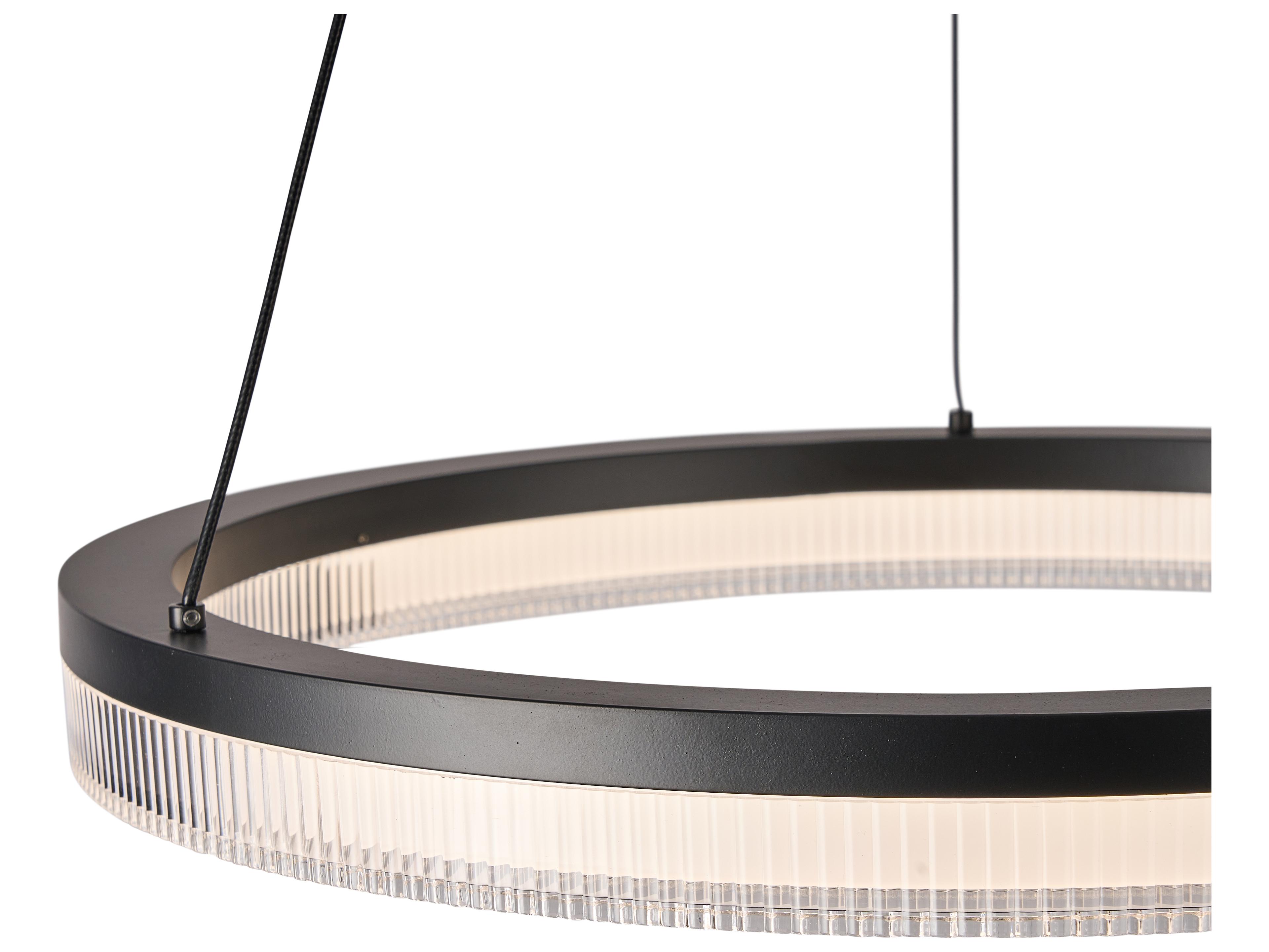 Artcraft Ari 1-Light Black Pendant