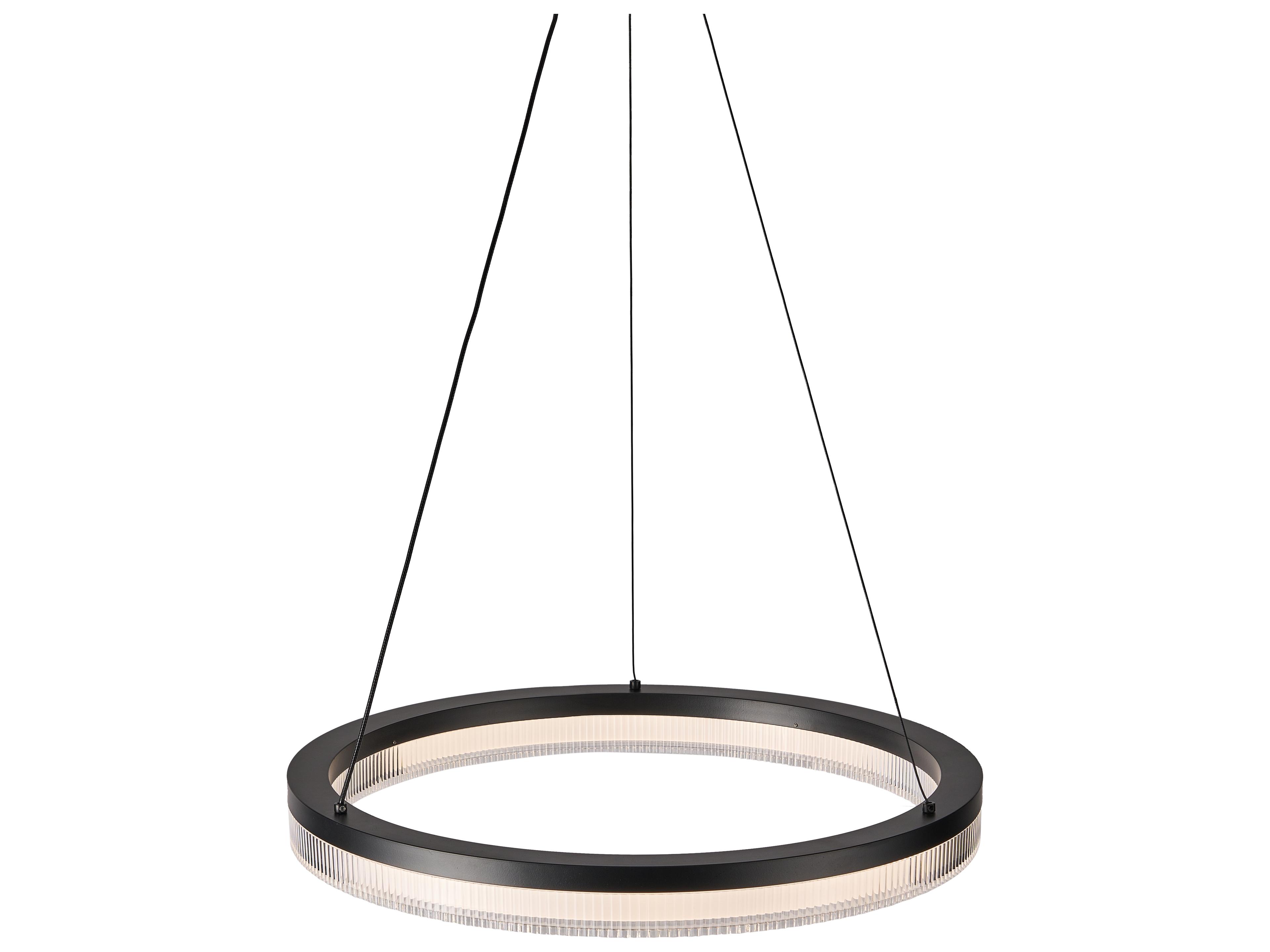 Artcraft Ari 1-Light Black Pendant