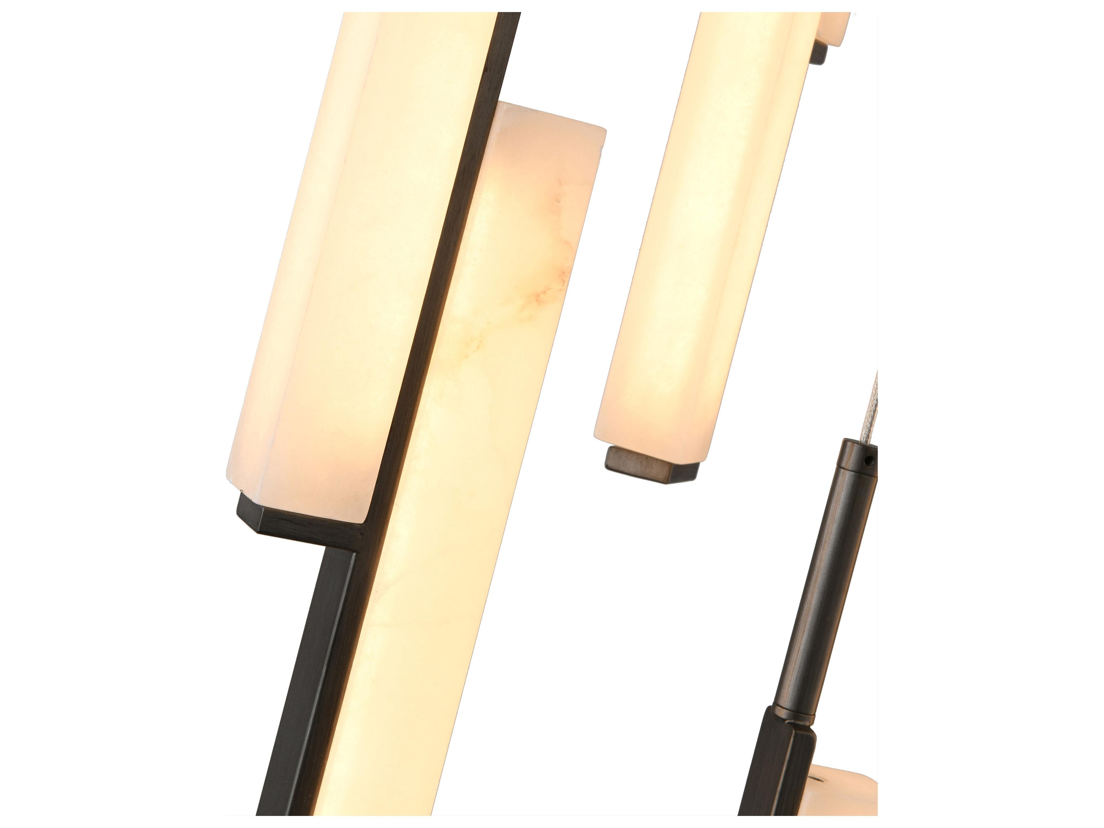 Artcraft Lumina 1-Light Forged Bronze Linear Round Pendant