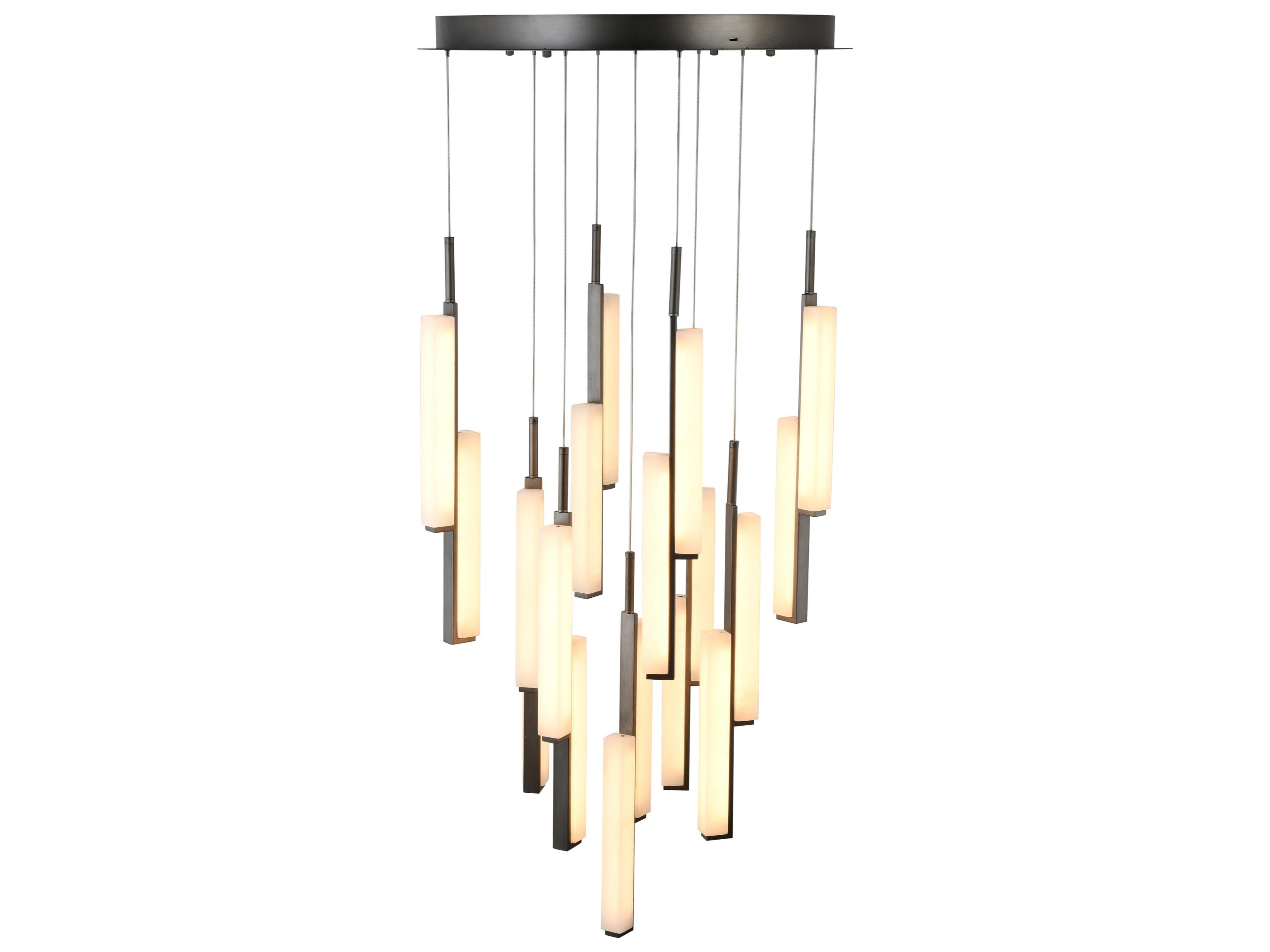 Artcraft Lumina 1-Light Forged Bronze Round Pendant